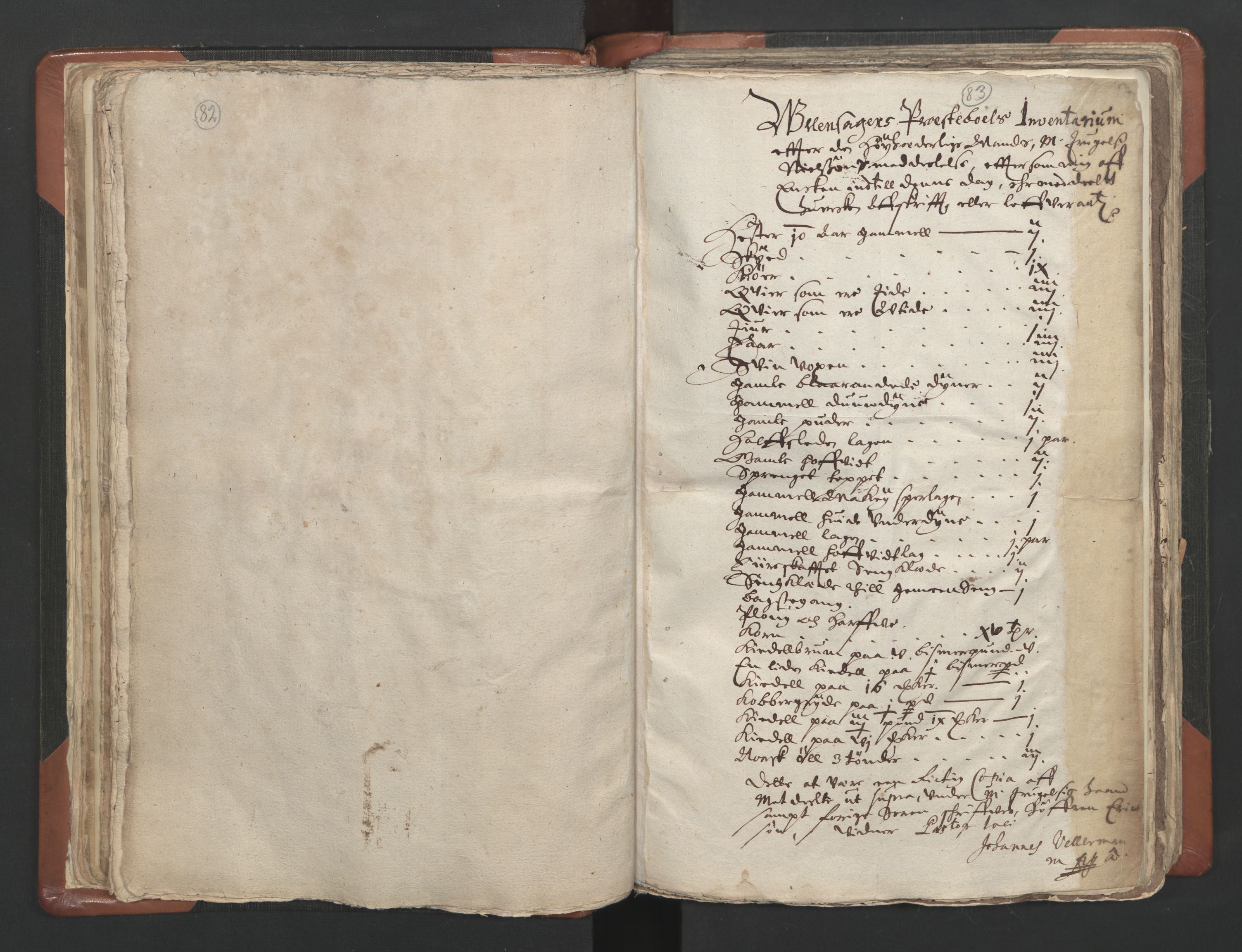 RA, Vicar's Census 1664-1666, no. 4: Øvre Romerike deanery, 1664-1666, p. 82-83