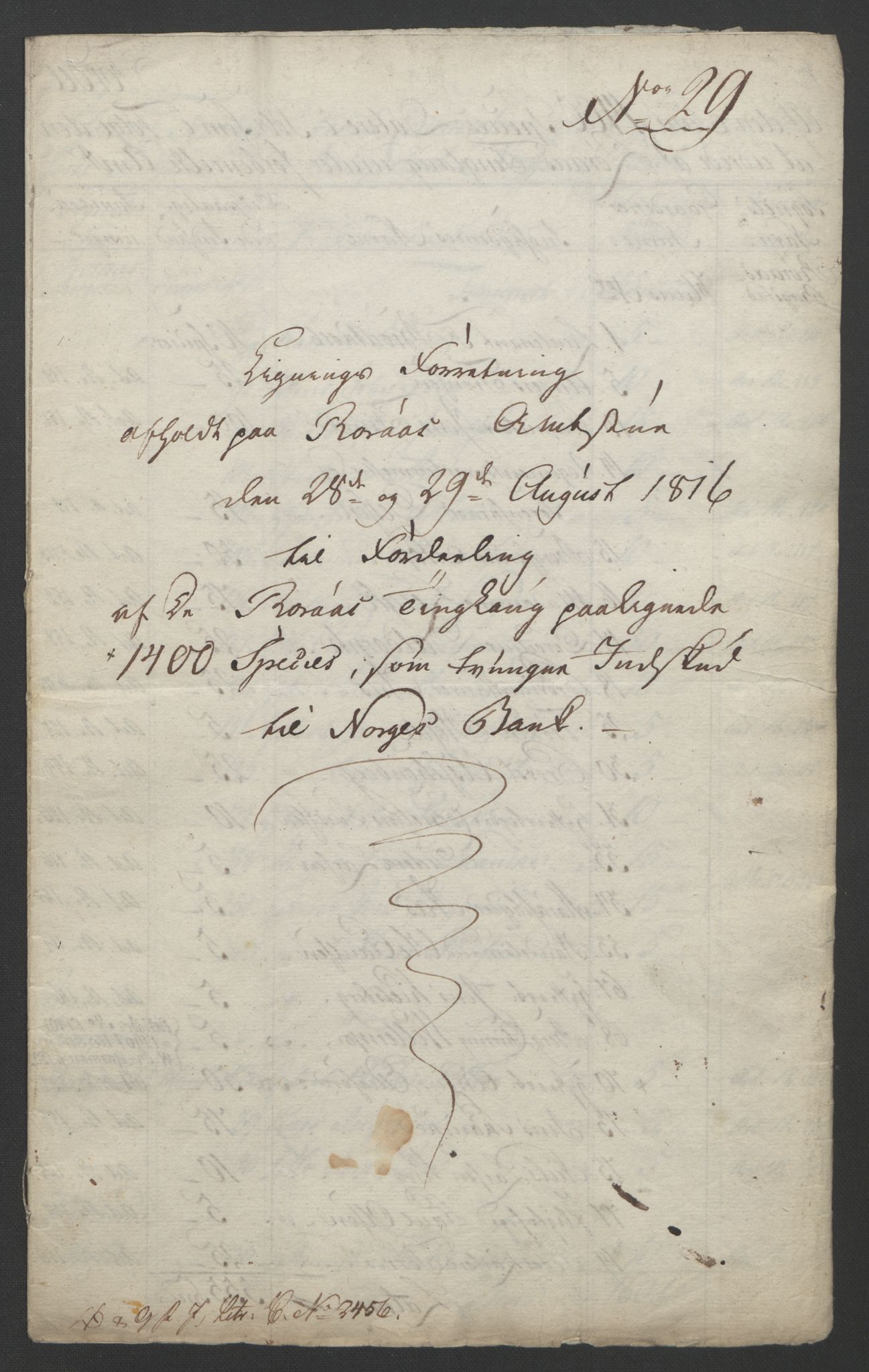 Sølvskatten 1816, NOBA/SOLVSKATTEN/A/L0052: Bind 53: Orkdal og Gauldal fogderi, 1816-1821, p. 142