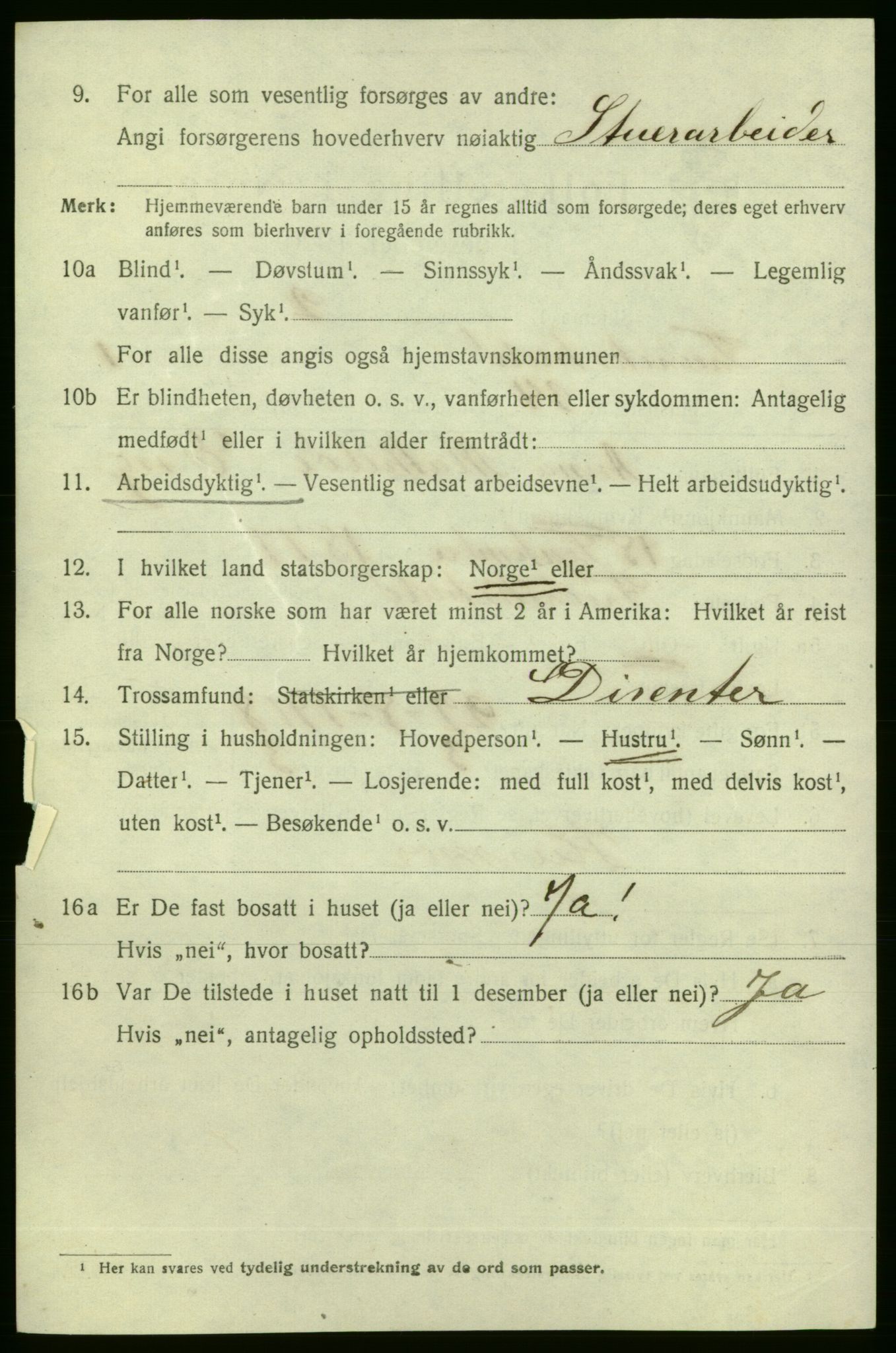 SAO, 1920 census for Fredrikshald, 1920, p. 8681