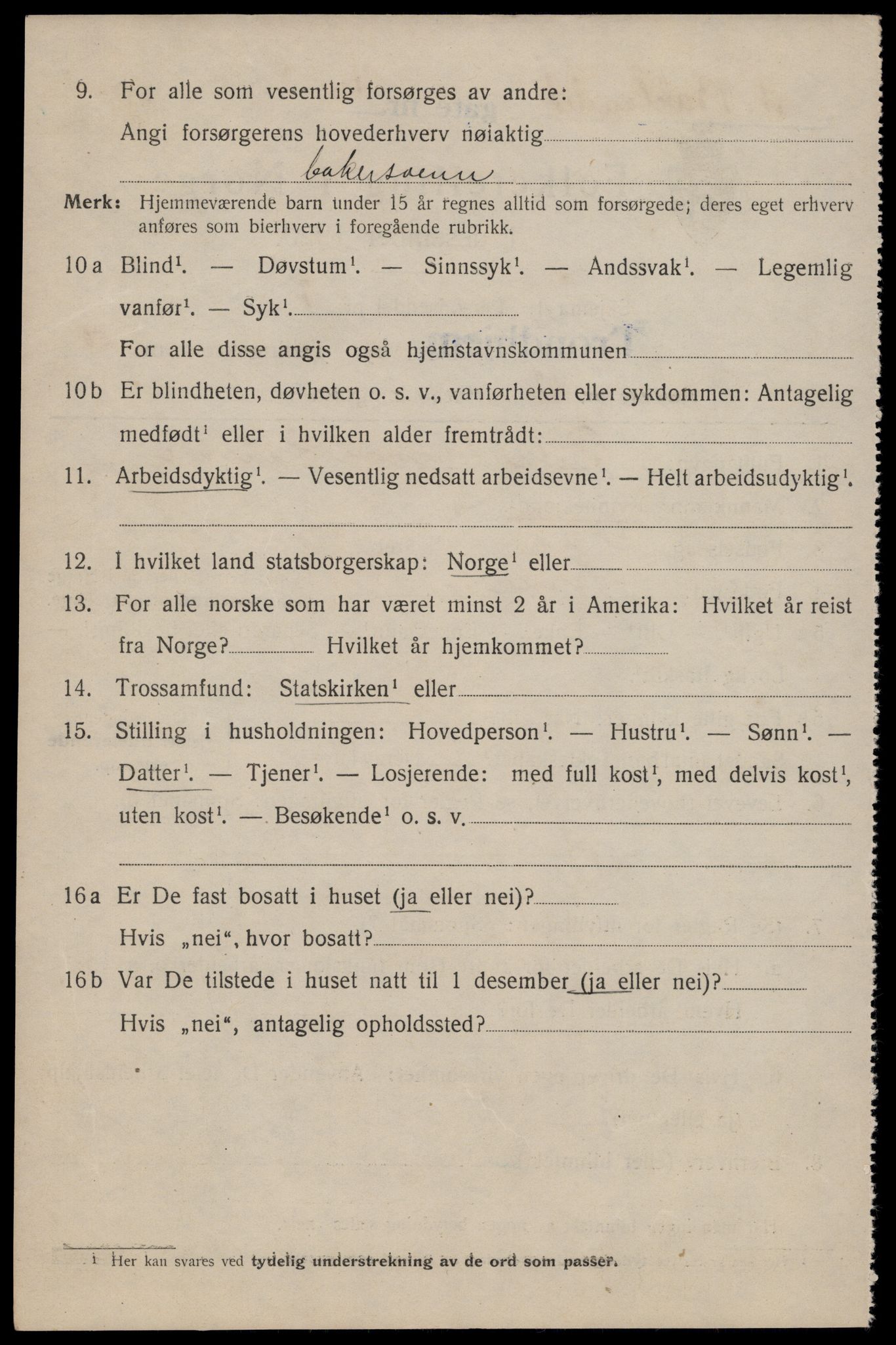 SAT, 1920 census for Trondheim, 1920, p. 101865