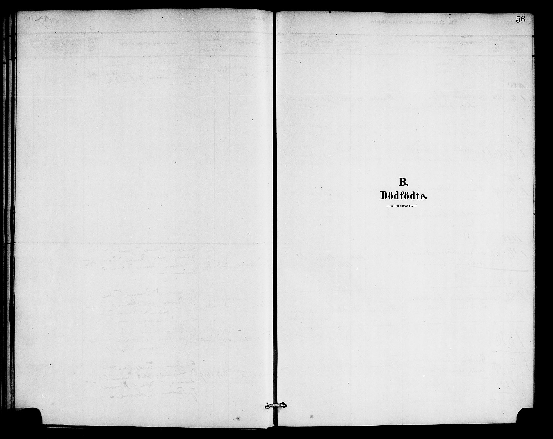 Gaular sokneprestembete, AV/SAB-A-80001/H/Haa: Parish register (official) no. C 1, 1882-1897, p. 56