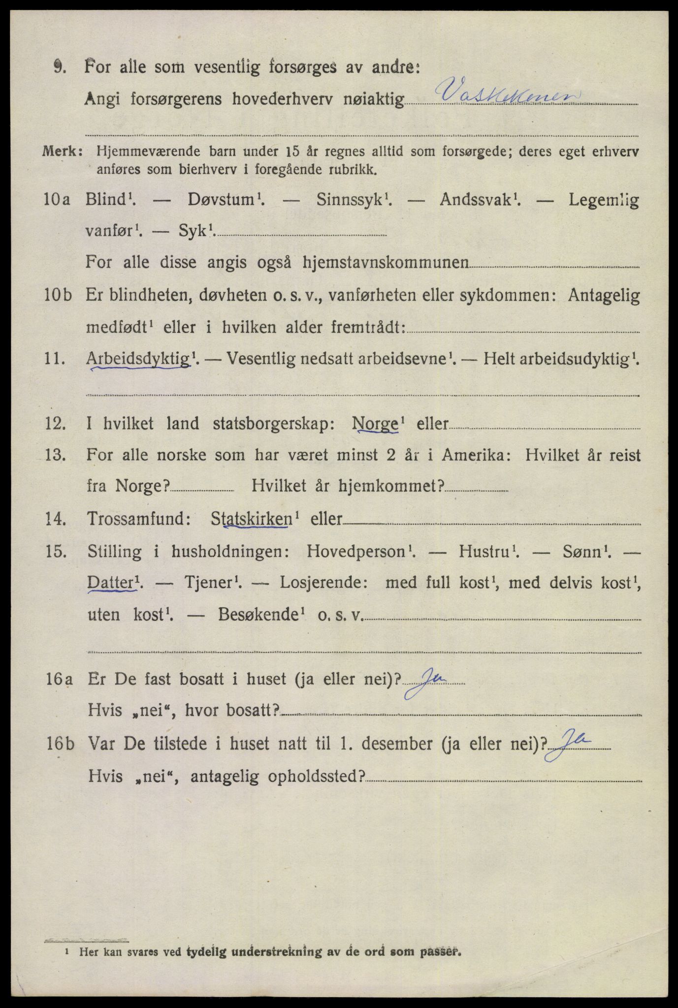 SAKO, 1920 census for Gjerpen, 1920, p. 4195