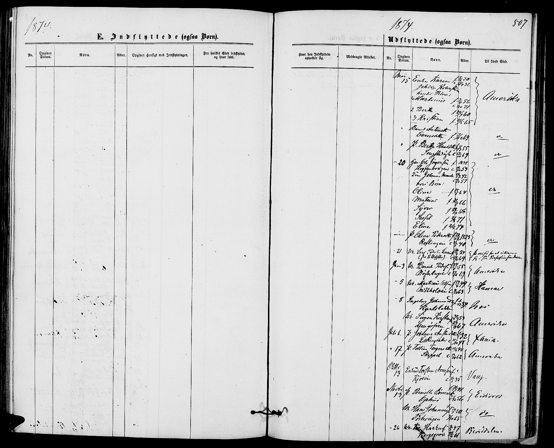 Ringsaker prestekontor, AV/SAH-PREST-014/L/La/L0008: Parish register (copy) no. 8, 1870-1878, p. 507