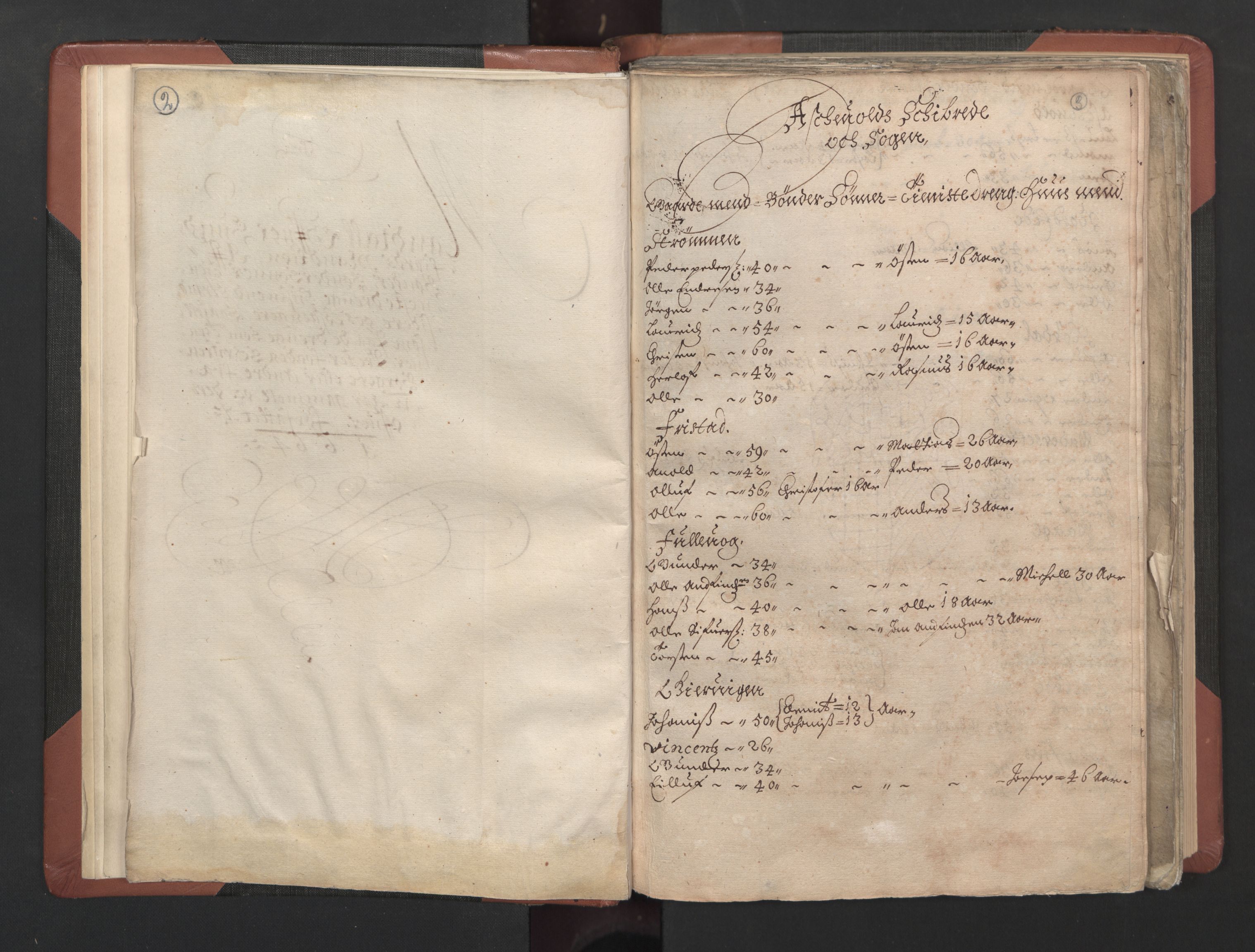 RA, Bailiff's Census 1664-1666, no. 15: Nordfjord fogderi and Sunnfjord fogderi, 1664, p. 2-3
