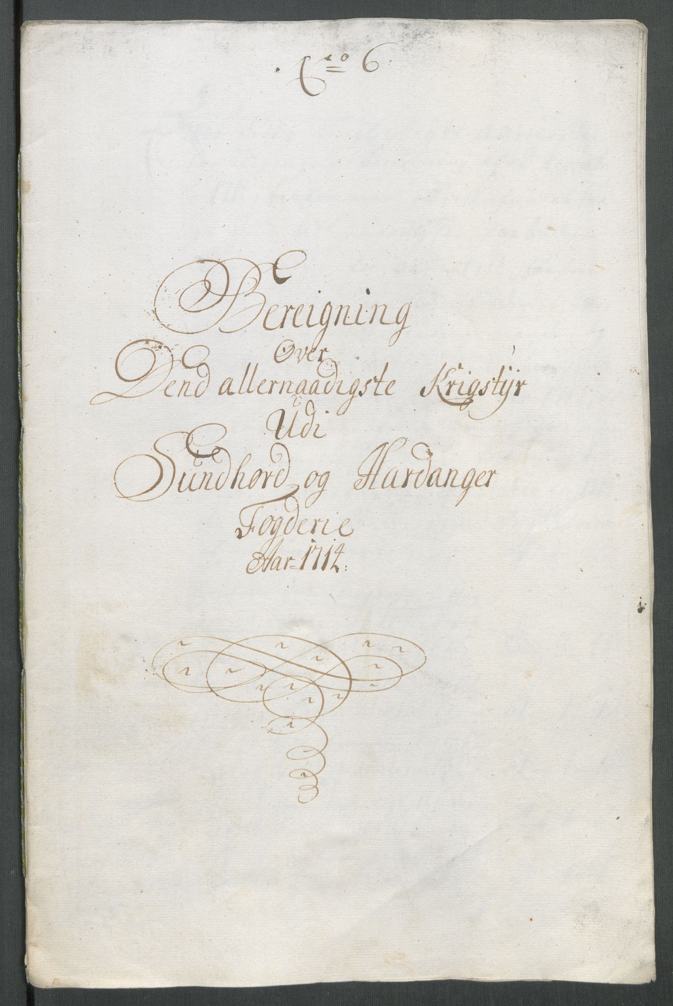 Rentekammeret inntil 1814, Reviderte regnskaper, Fogderegnskap, AV/RA-EA-4092/R48/L2990: Fogderegnskap Sunnhordland og Hardanger, 1714, p. 131