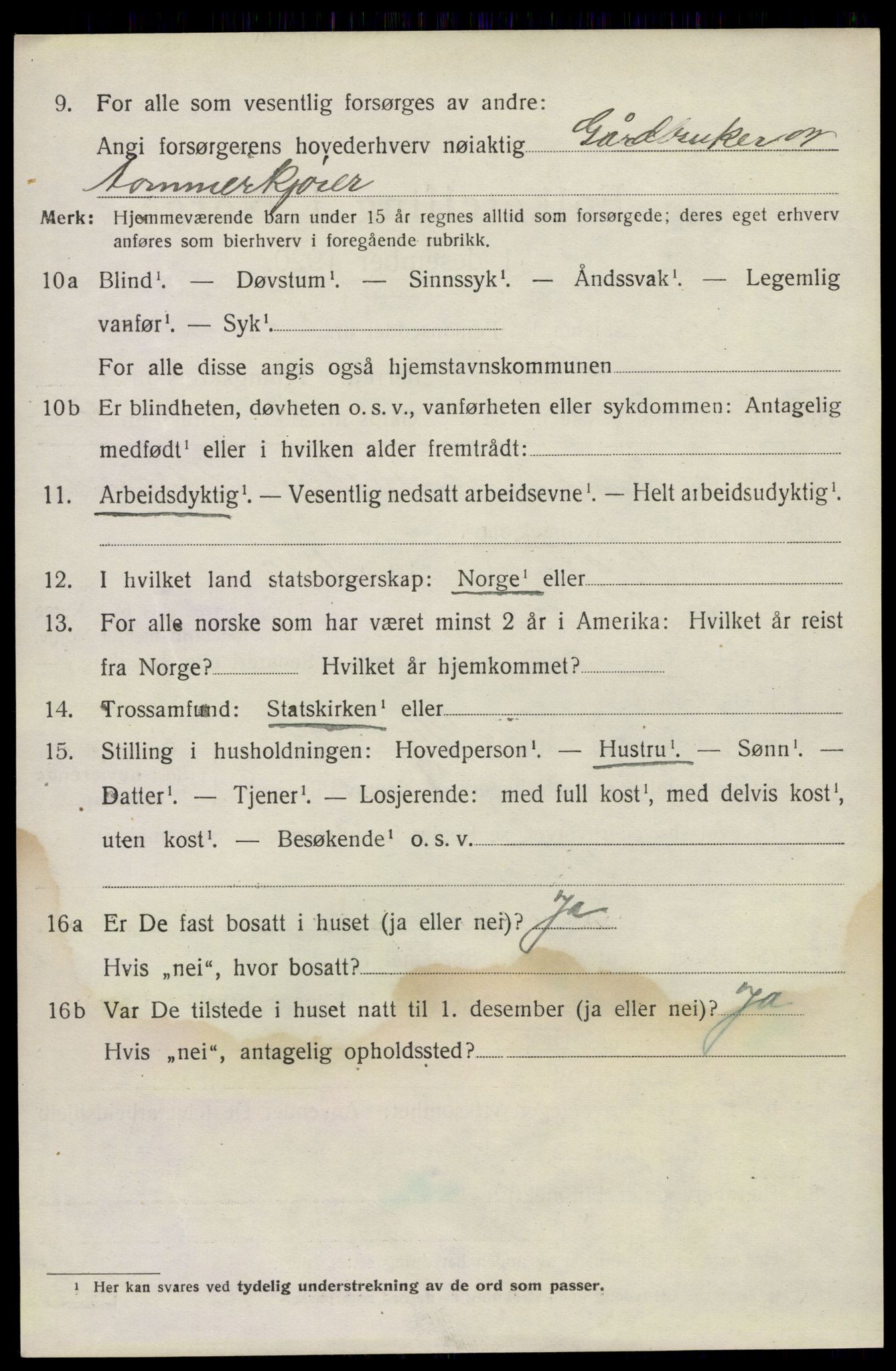 SAKO, 1920 census for Holla, 1920, p. 5322