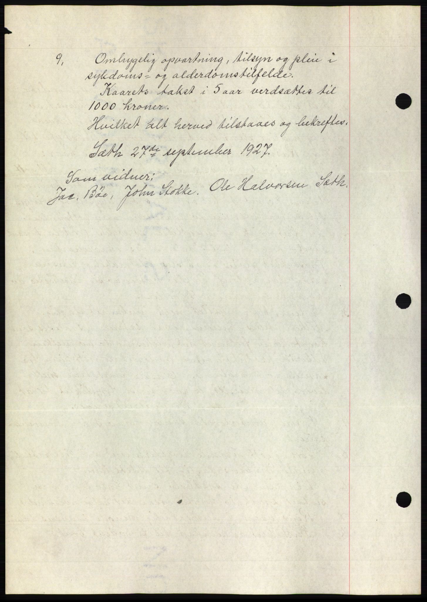 Romsdal sorenskriveri, AV/SAT-A-4149/1/2/2C/L0051: Mortgage book no. 45, 1926-1927, Deed date: 06.10.1926