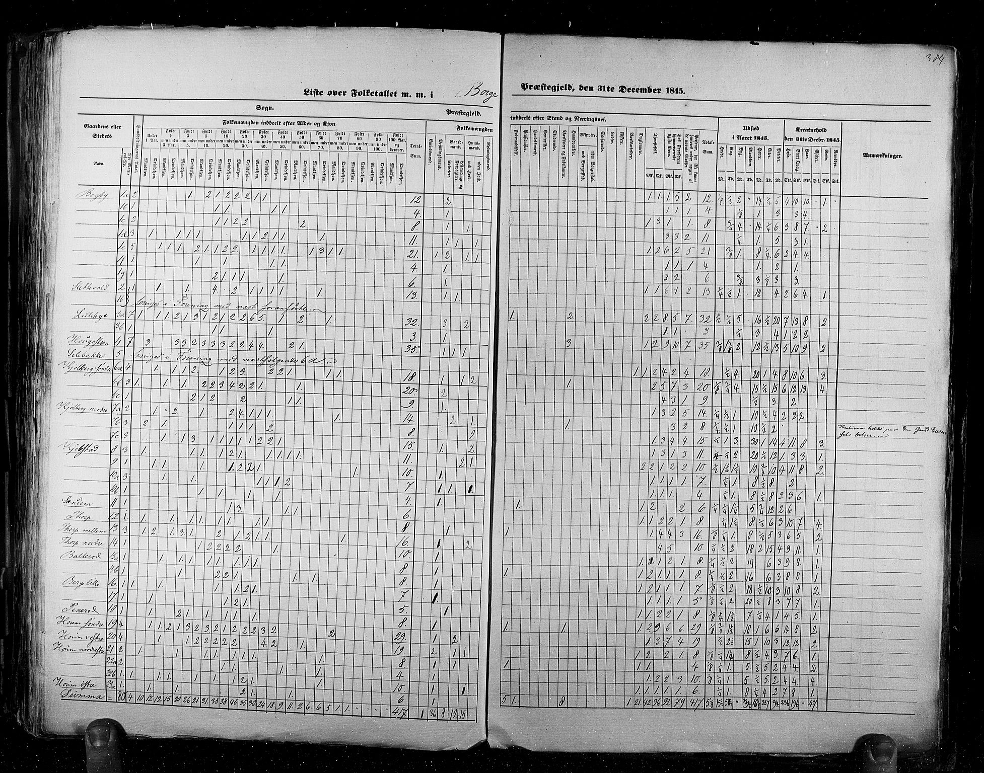 RA, Census 1845, vol. 2: Smålenenes amt og Akershus amt, 1845, p. 384