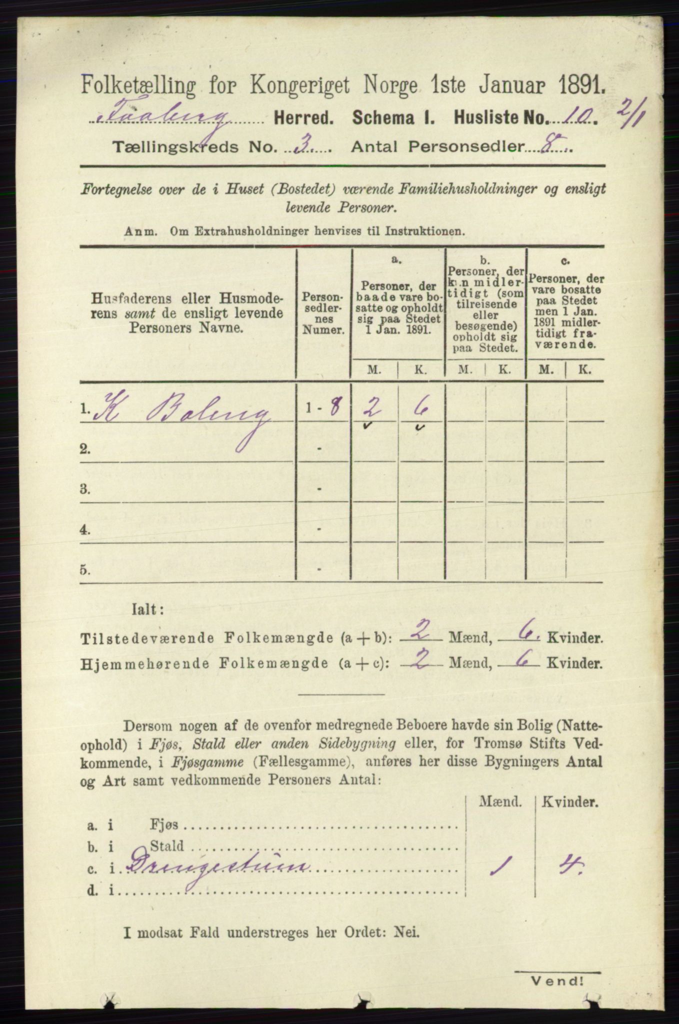 RA, 1891 census for 0524 Fåberg, 1891, p. 810