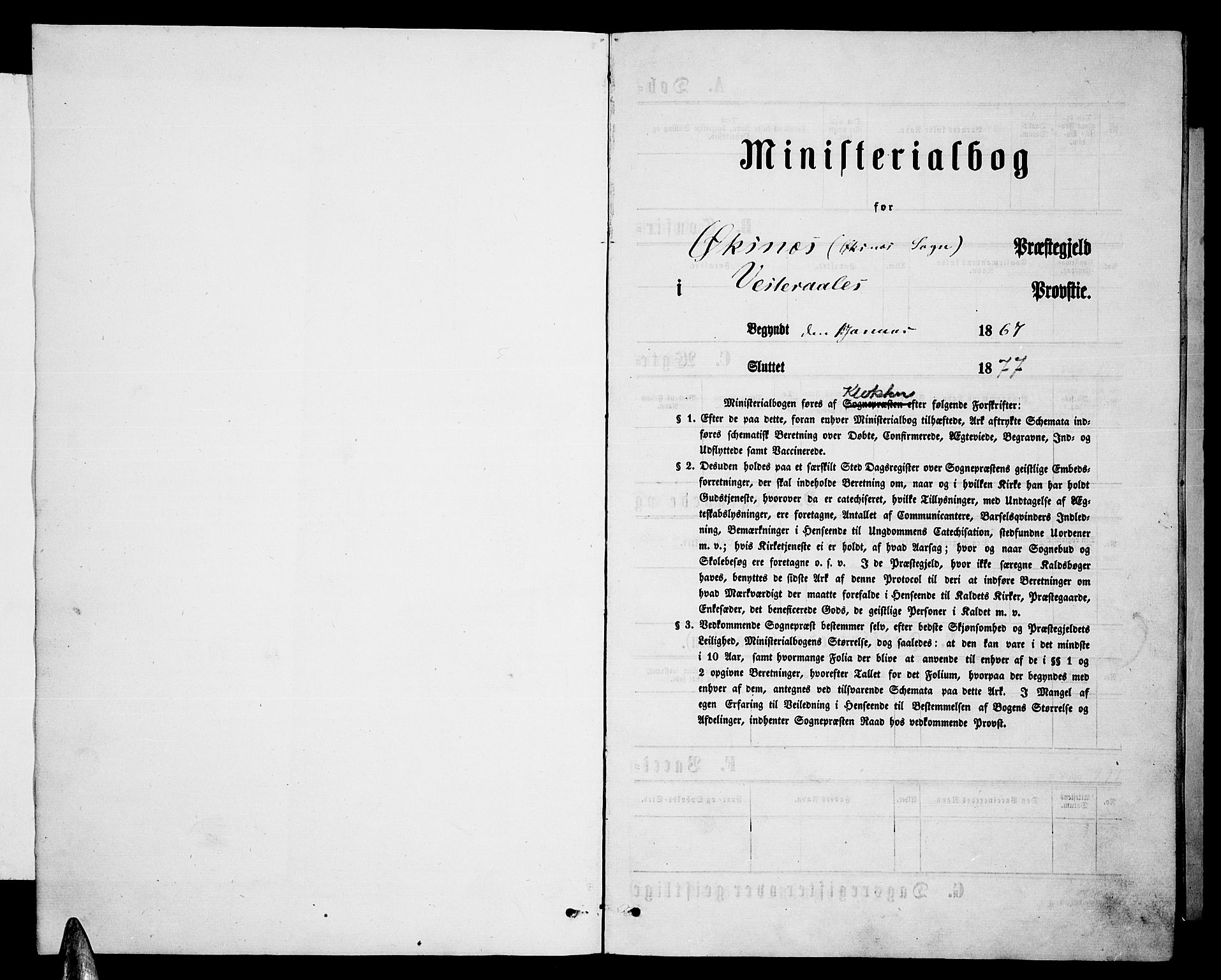 Ministerialprotokoller, klokkerbøker og fødselsregistre - Nordland, SAT/A-1459/893/L1348: Parish register (copy) no. 893C03, 1867-1877