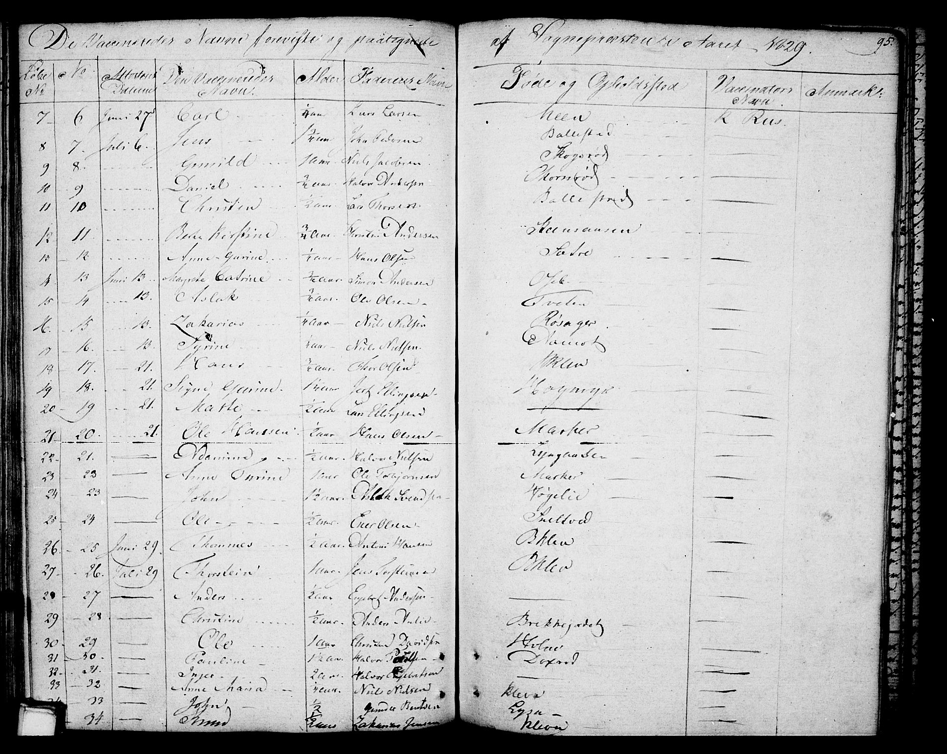 Gjerpen kirkebøker, SAKO/A-265/F/Fa/L0003: Parish register (official) no. I 3, 1796-1814, p. 95