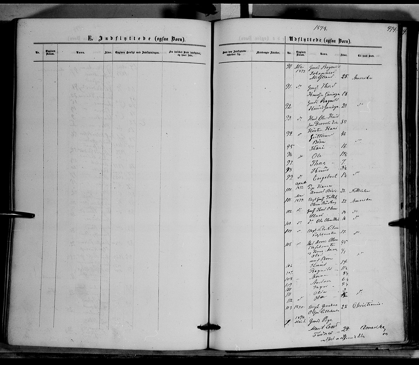 Nord-Aurdal prestekontor, SAH/PREST-132/H/Ha/Haa/L0008: Parish register (official) no. 8, 1863-1875, p. 474