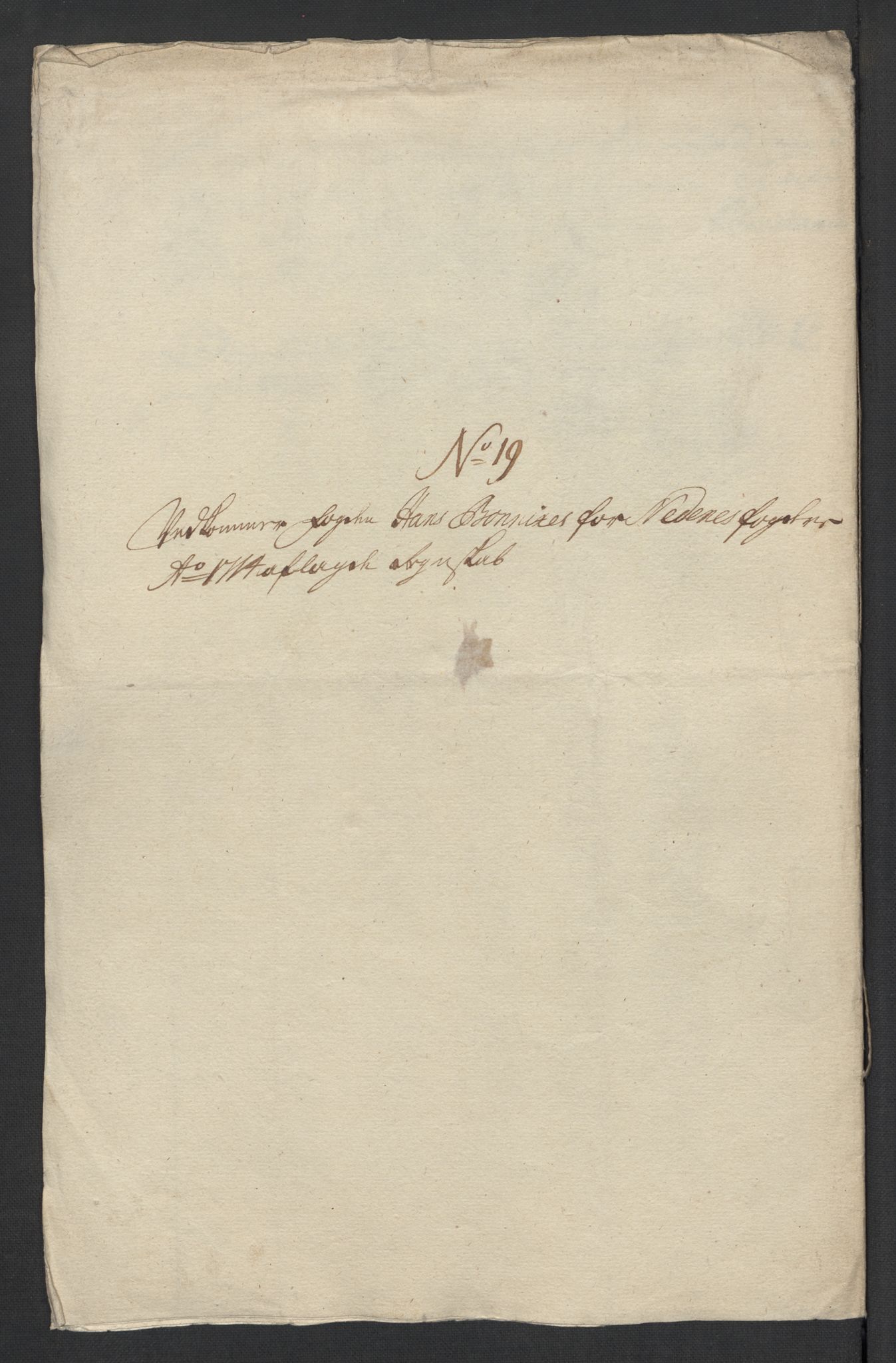 Rentekammeret inntil 1814, Reviderte regnskaper, Fogderegnskap, AV/RA-EA-4092/R39/L2321: Fogderegnskap Nedenes, 1713-1714, p. 318