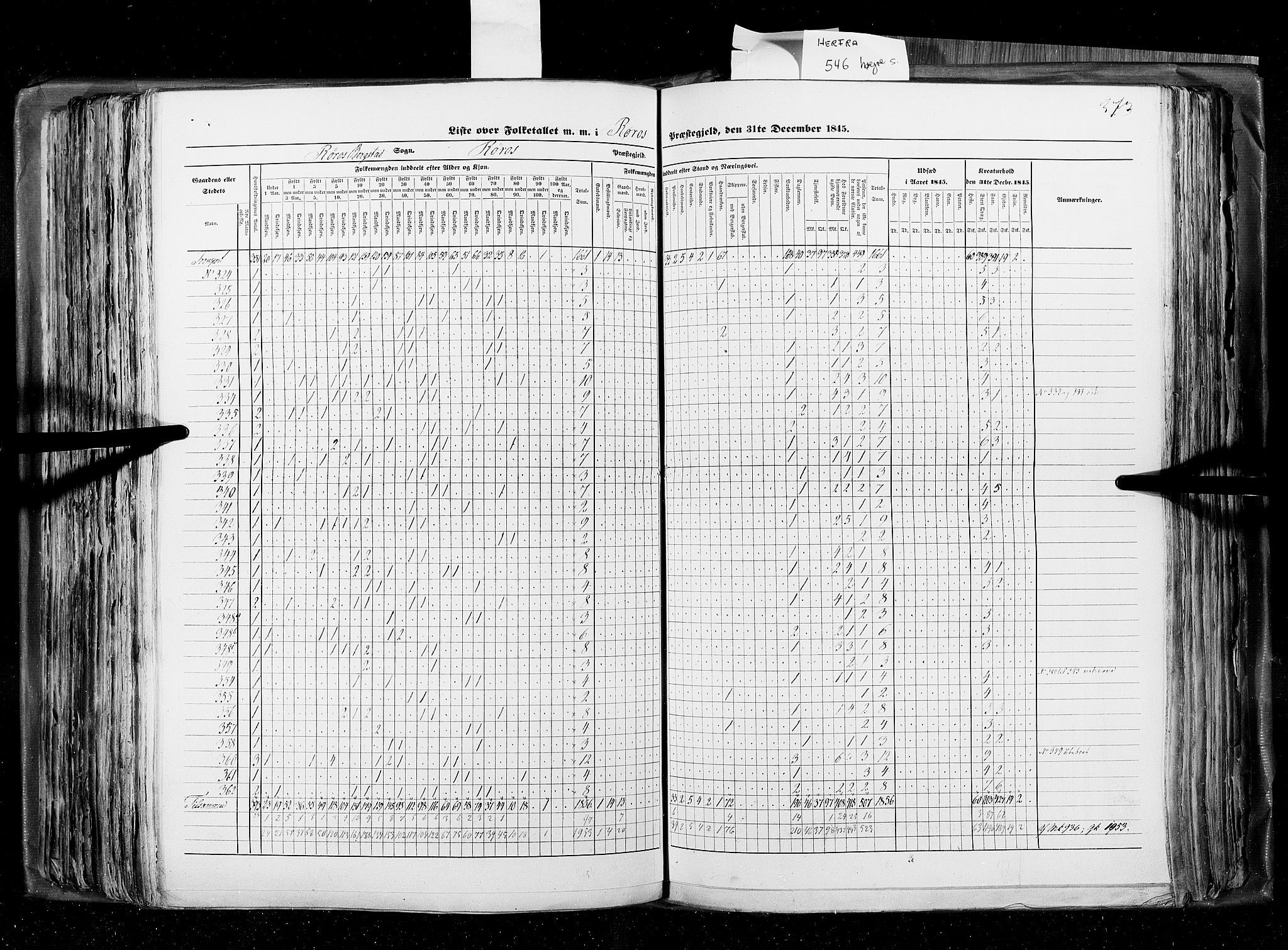 RA, Census 1845, vol. 8: Romsdal amt og Søndre Trondhjems amt, 1845, p. 373