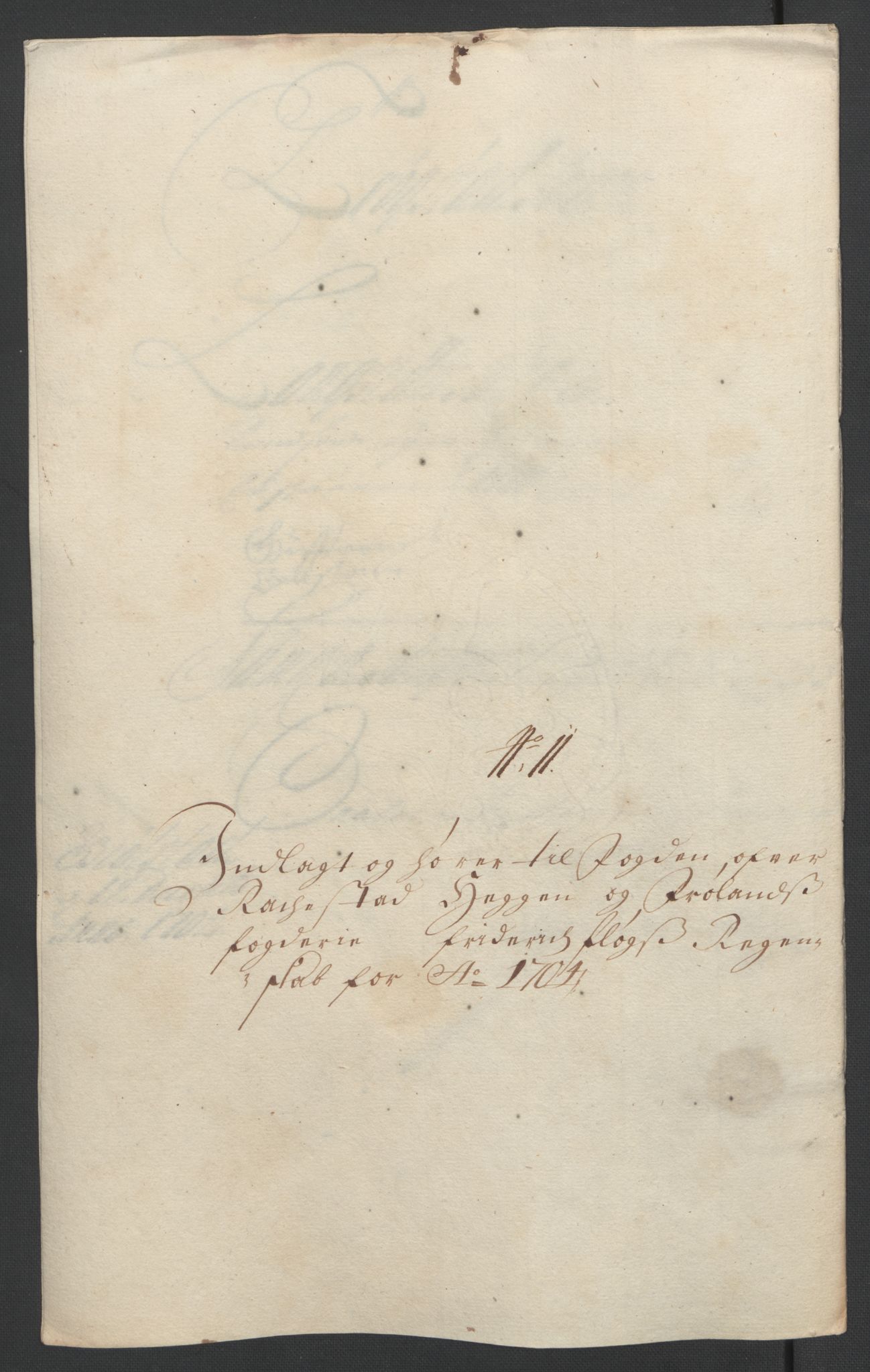 Rentekammeret inntil 1814, Reviderte regnskaper, Fogderegnskap, AV/RA-EA-4092/R07/L0296: Fogderegnskap Rakkestad, Heggen og Frøland, 1704, p. 234