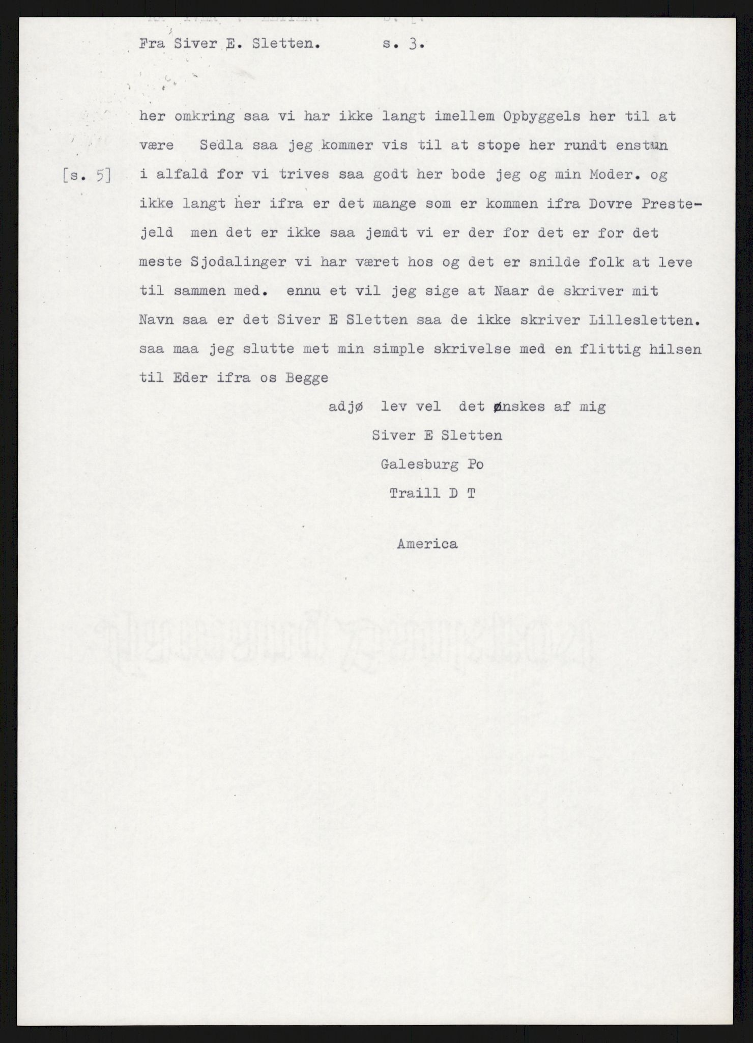 Samlinger til kildeutgivelse, Amerikabrevene, AV/RA-EA-4057/F/L0015: Innlån fra Oppland: Sæteren - Vigerust, 1838-1914, p. 343