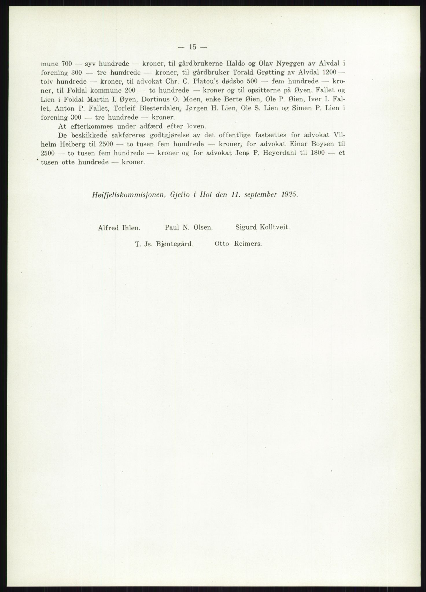 Høyfjellskommisjonen, AV/RA-S-1546/X/Xa/L0001: Nr. 1-33, 1909-1953, p. 3670