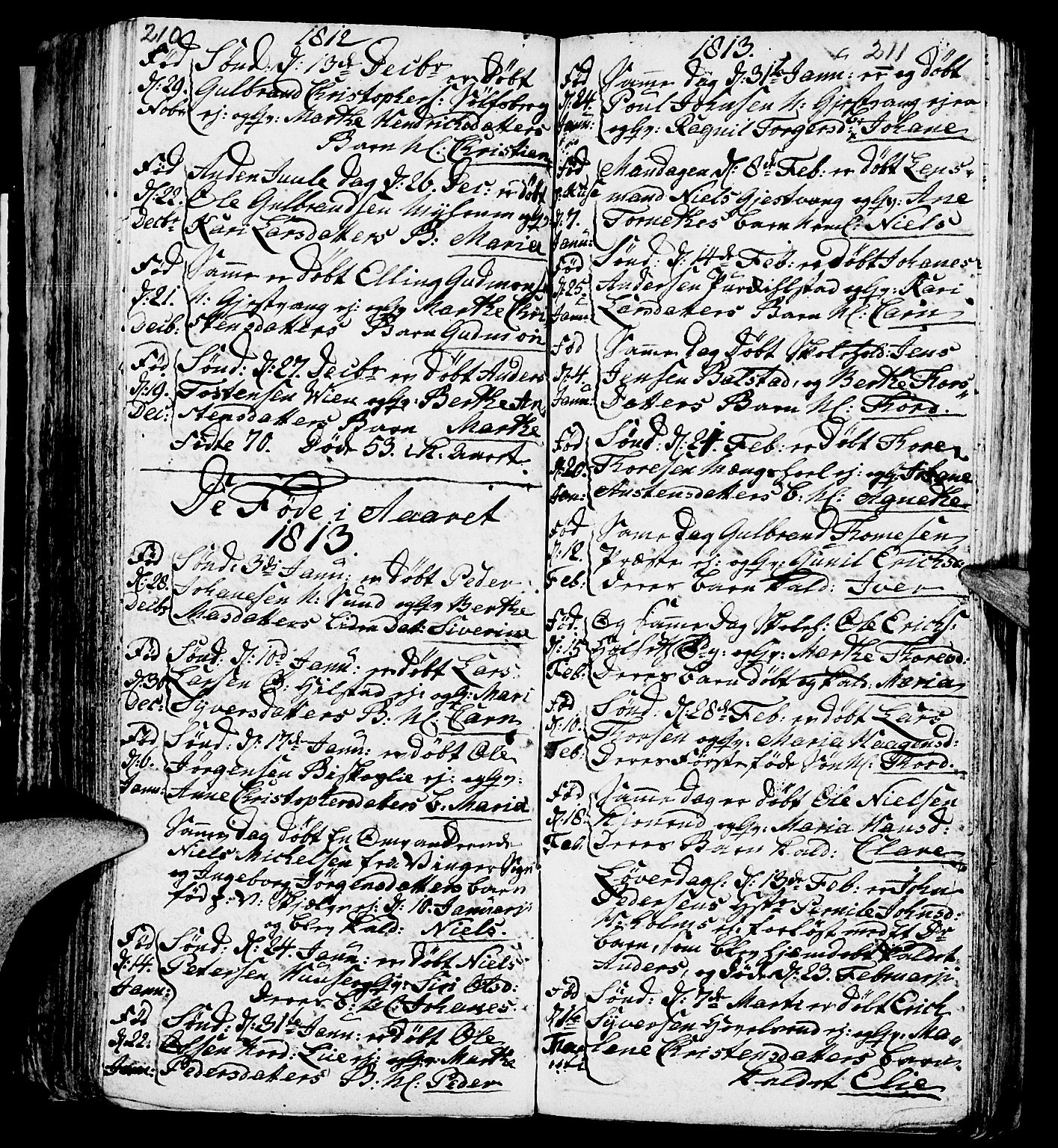 Nes prestekontor, Hedmark, SAH/PREST-020/L/La/L0002: Parish register (copy) no. 2, 1785-1813, p. 210-211