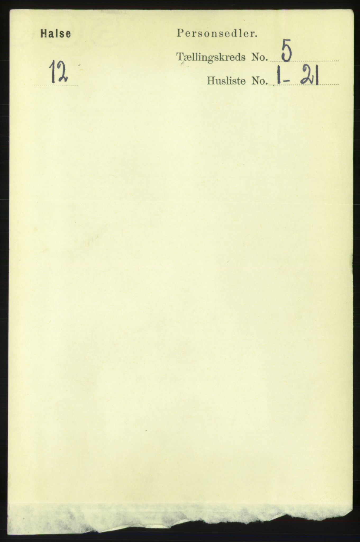 RA, 1891 census for 1571 Halsa, 1891, p. 1134
