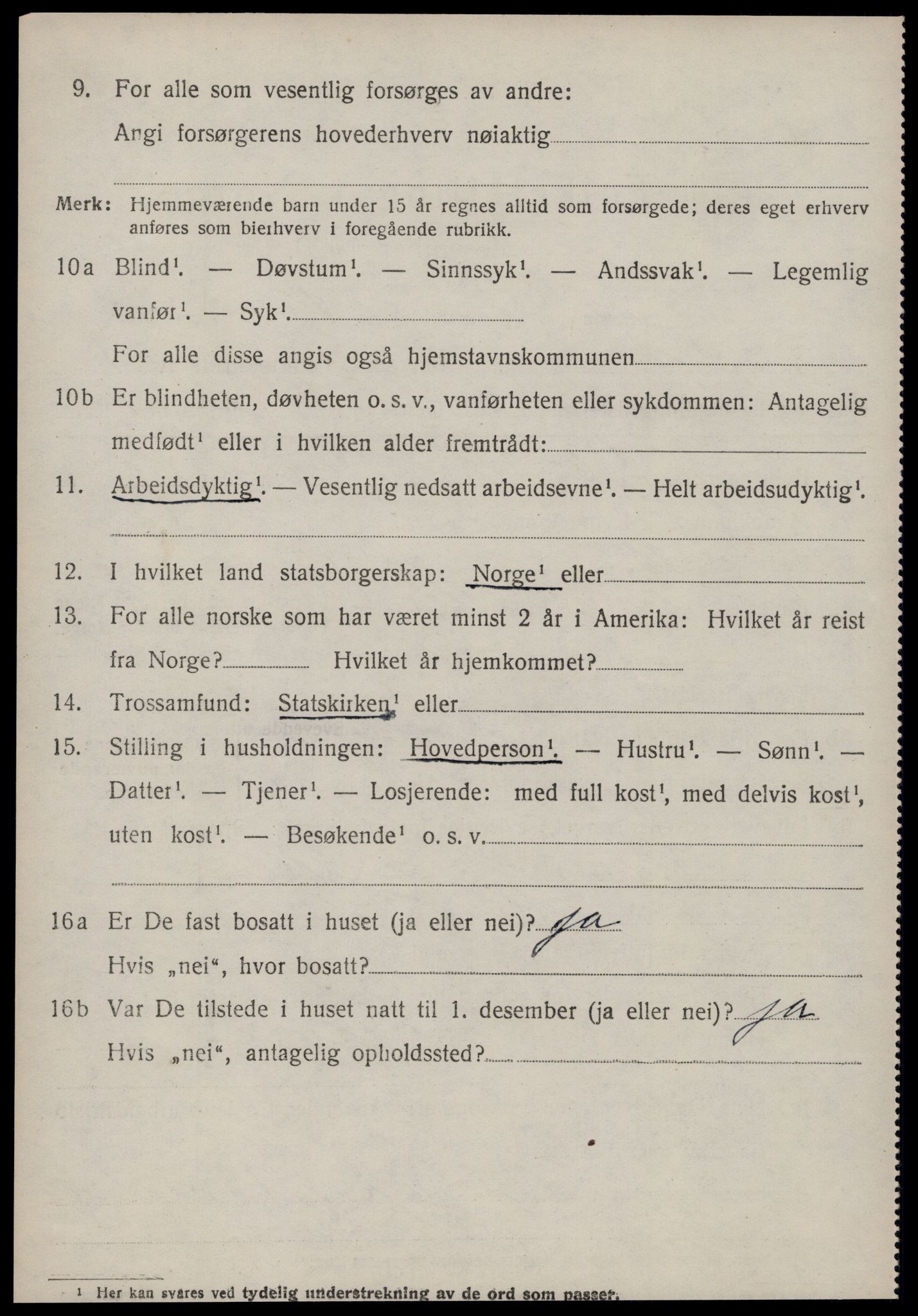 SAT, 1920 census for Nesset, 1920, p. 791