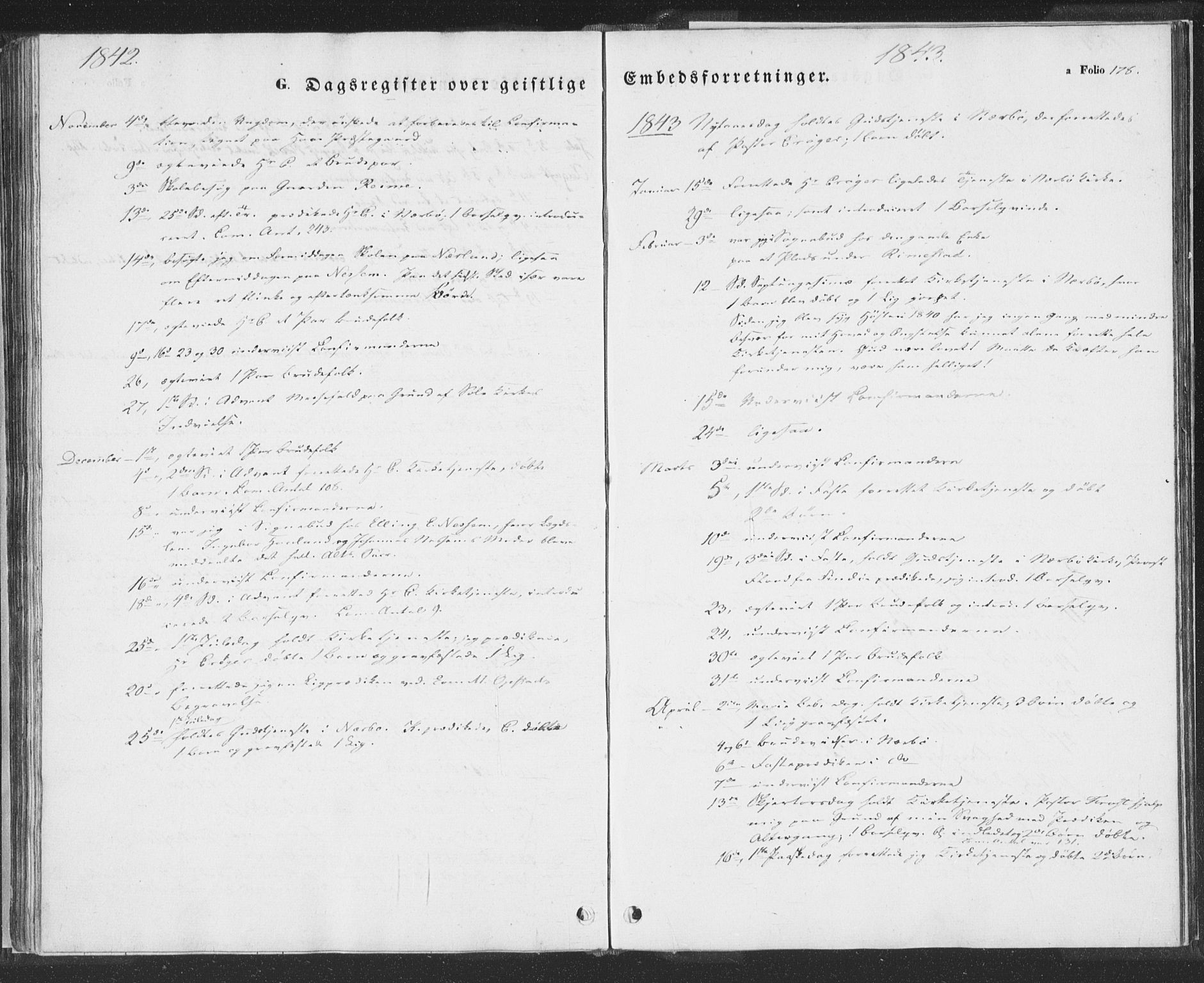 Hå sokneprestkontor, SAST/A-101801/001/30BA/L0006: Parish register (official) no. A 5, 1842-1853, p. 178