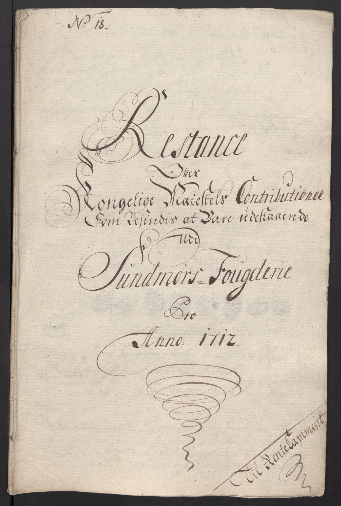 Rentekammeret inntil 1814, Reviderte regnskaper, Fogderegnskap, RA/EA-4092/R54/L3565: Fogderegnskap Sunnmøre, 1712-1713, p. 218