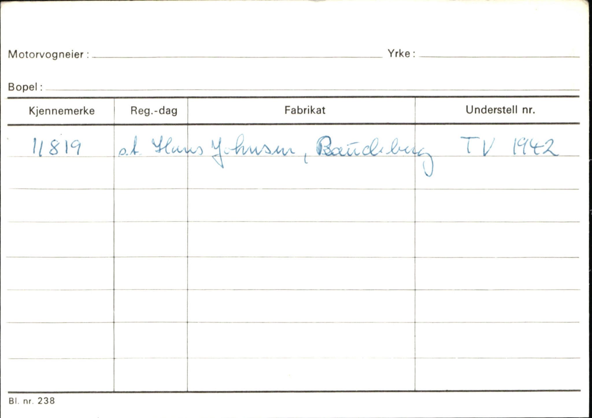 Statens vegvesen, Sogn og Fjordane vegkontor, AV/SAB-A-5301/4/F/L0144: Registerkort Vågsøy A-R, 1945-1975, p. 2043