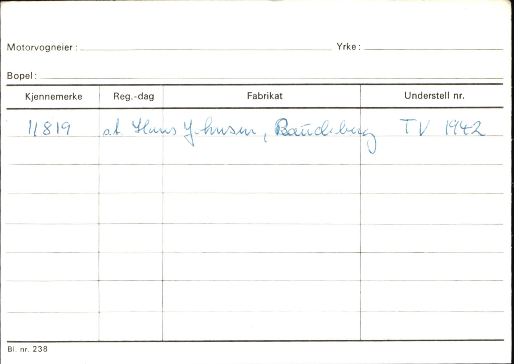 Statens vegvesen, Sogn og Fjordane vegkontor, SAB/A-5301/4/F/L0144: Registerkort Vågsøy A-R, 1945-1975, p. 2043