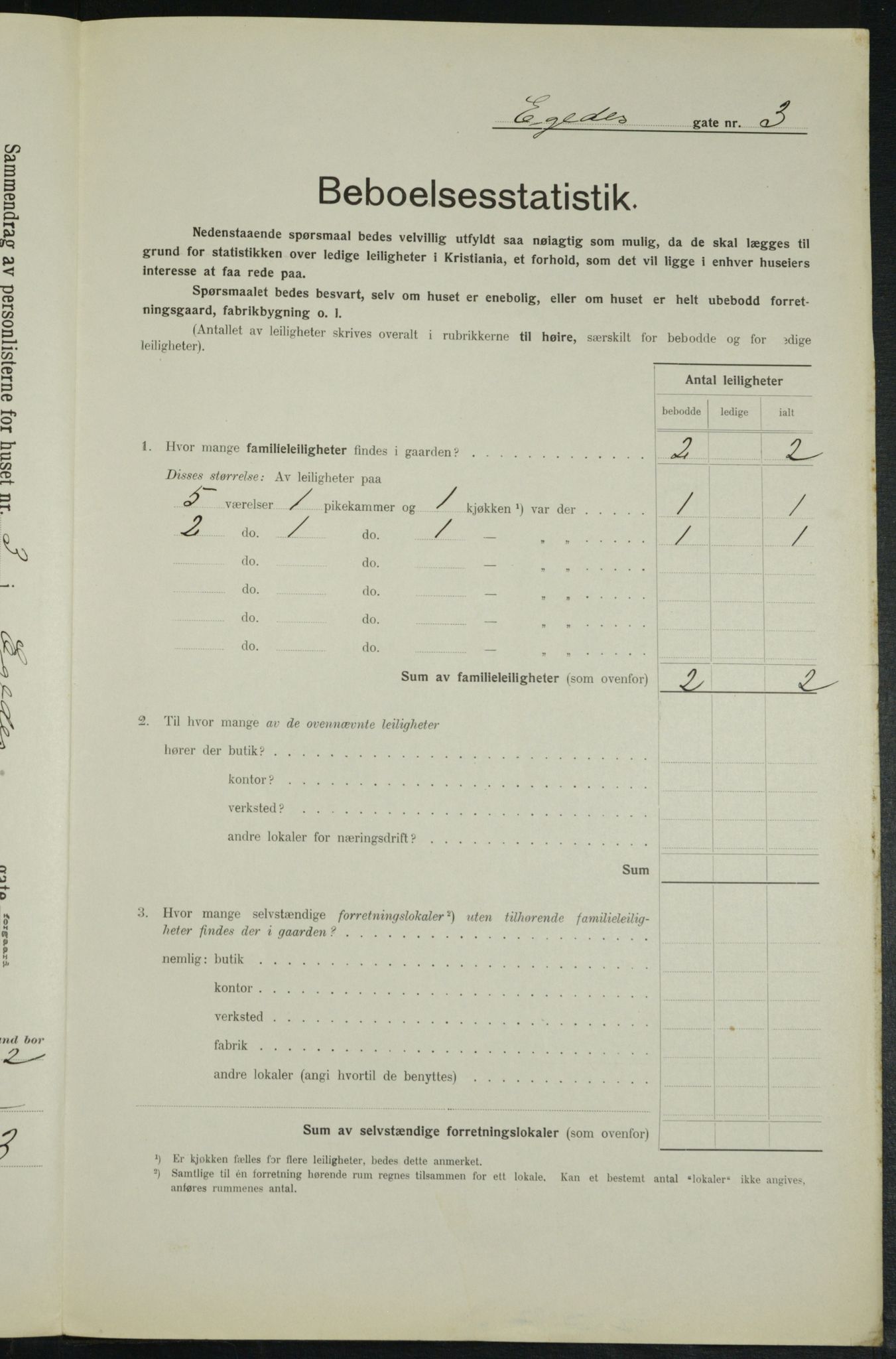 OBA, Municipal Census 1914 for Kristiania, 1914, p. 18923