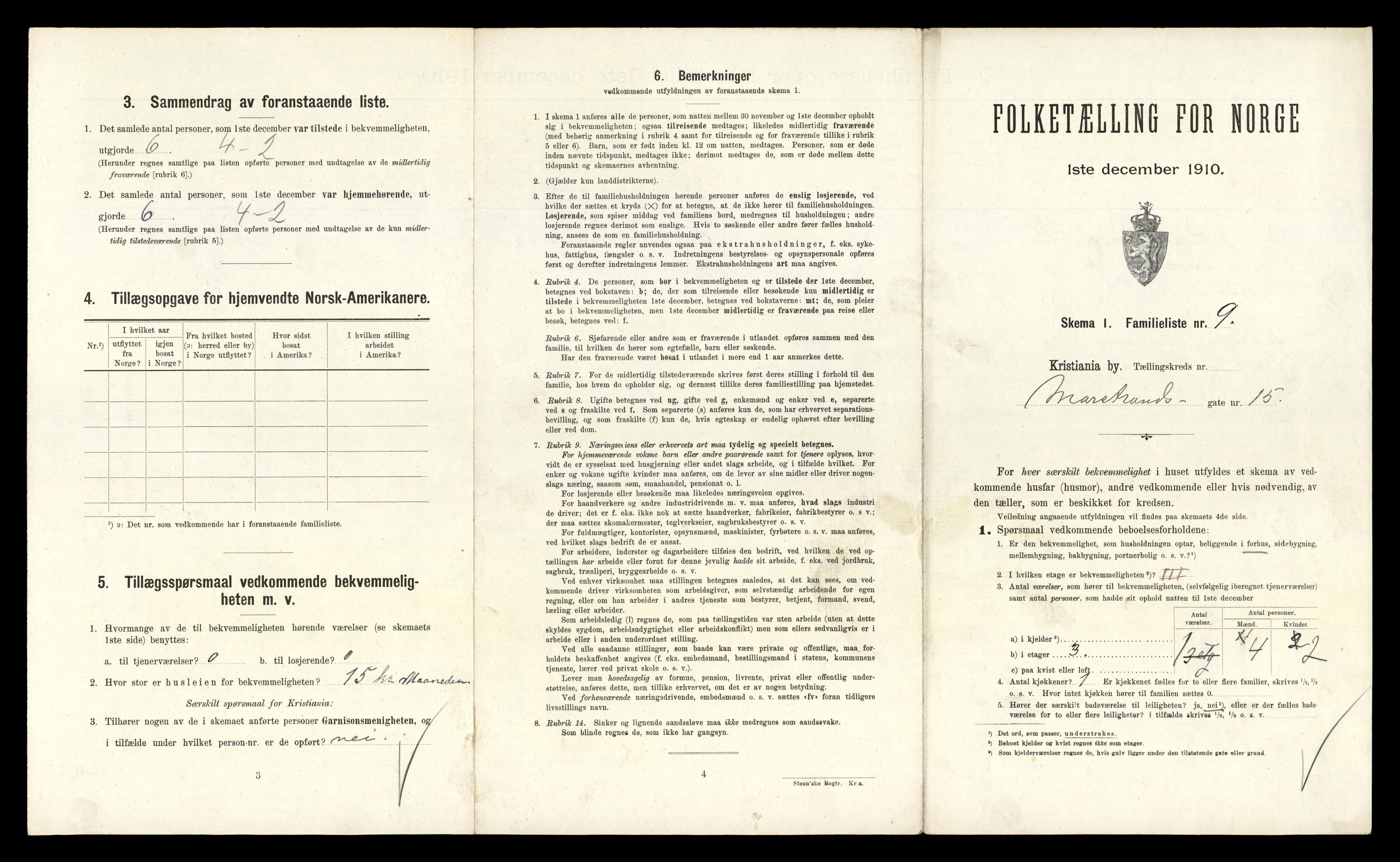 RA, 1910 census for Kristiania, 1910, p. 63157