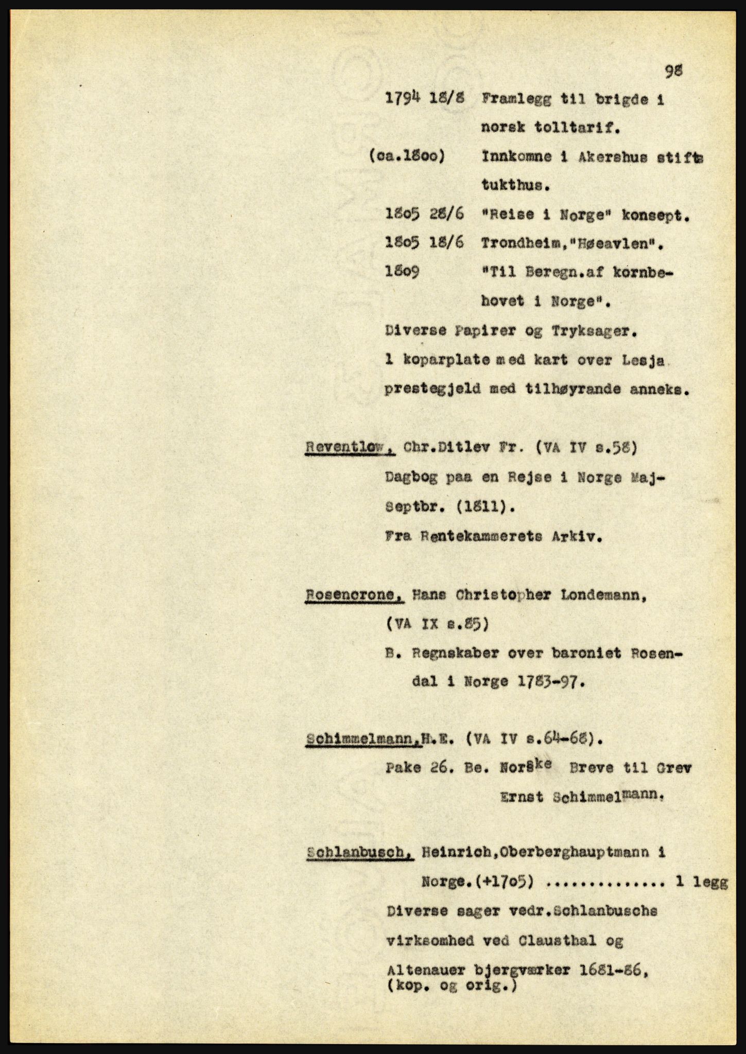 Riksarkivet, Seksjon for eldre arkiv og spesialsamlinger, AV/RA-EA-6797/H/Ha, 1953, p. 98