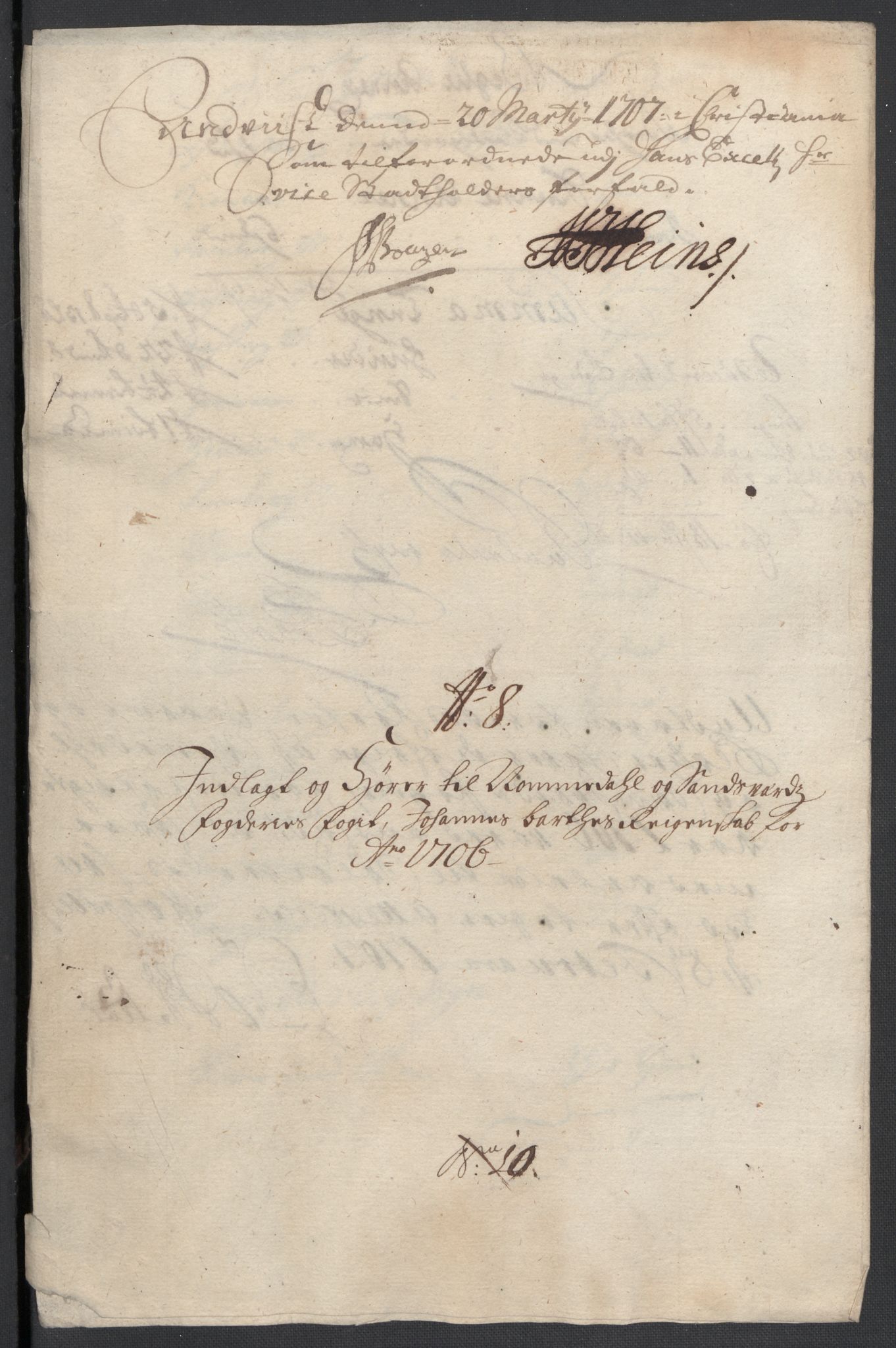 Rentekammeret inntil 1814, Reviderte regnskaper, Fogderegnskap, AV/RA-EA-4092/R24/L1583: Fogderegnskap Numedal og Sandsvær, 1705-1706, p. 384