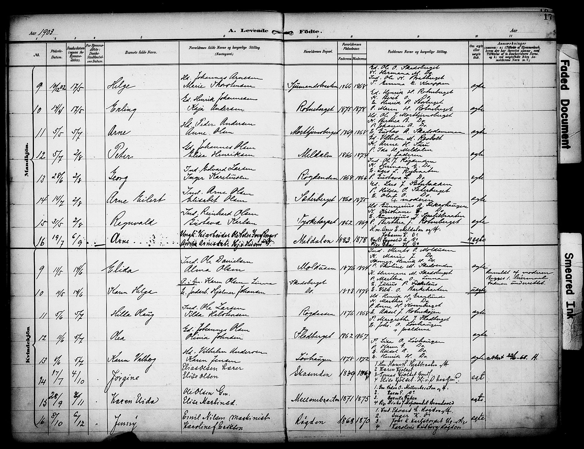 Grue prestekontor, SAH/PREST-036/H/Ha/Haa/L0014: Parish register (official) no. 14, 1898-1915, p. 17