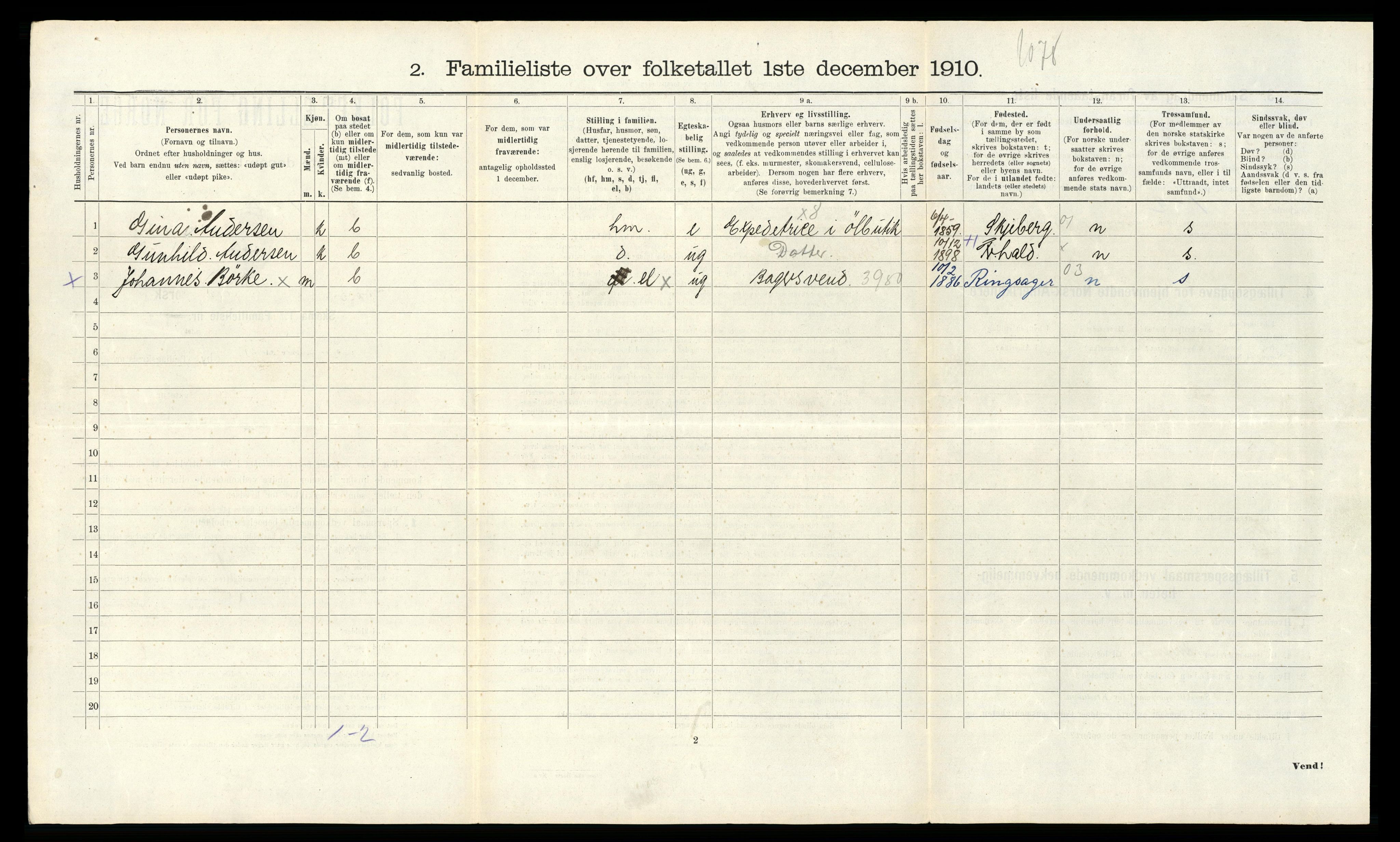 RA, 1910 census for Fredrikshald, 1910, p. 6837