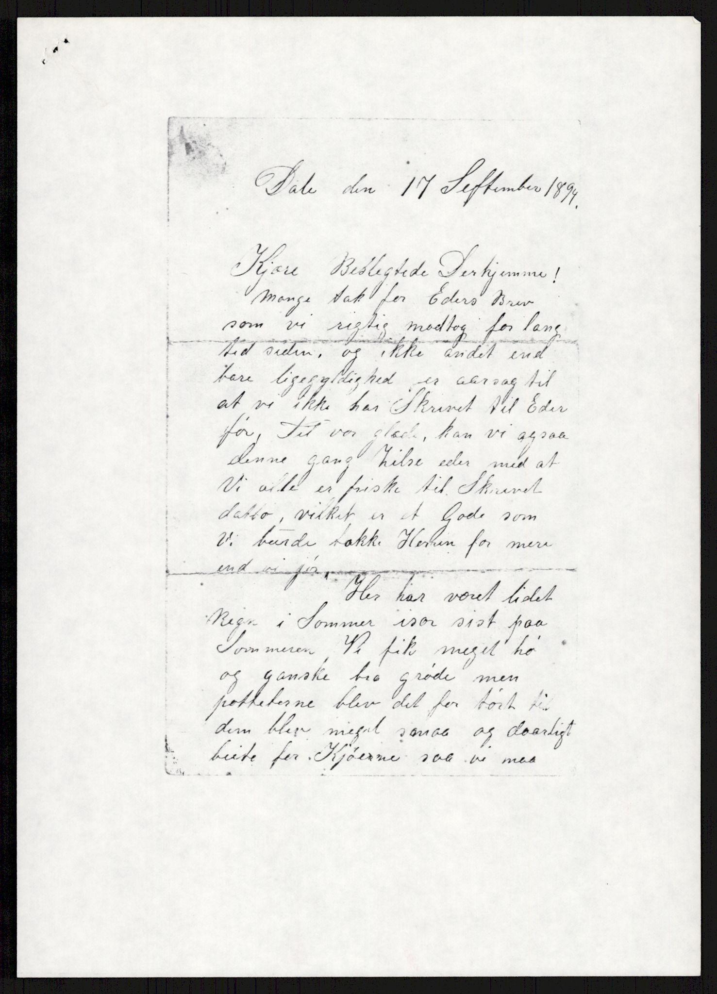 Samlinger til kildeutgivelse, Amerikabrevene, AV/RA-EA-4057/F/L0024: Innlån fra Telemark: Gunleiksrud - Willard, 1838-1914, p. 137