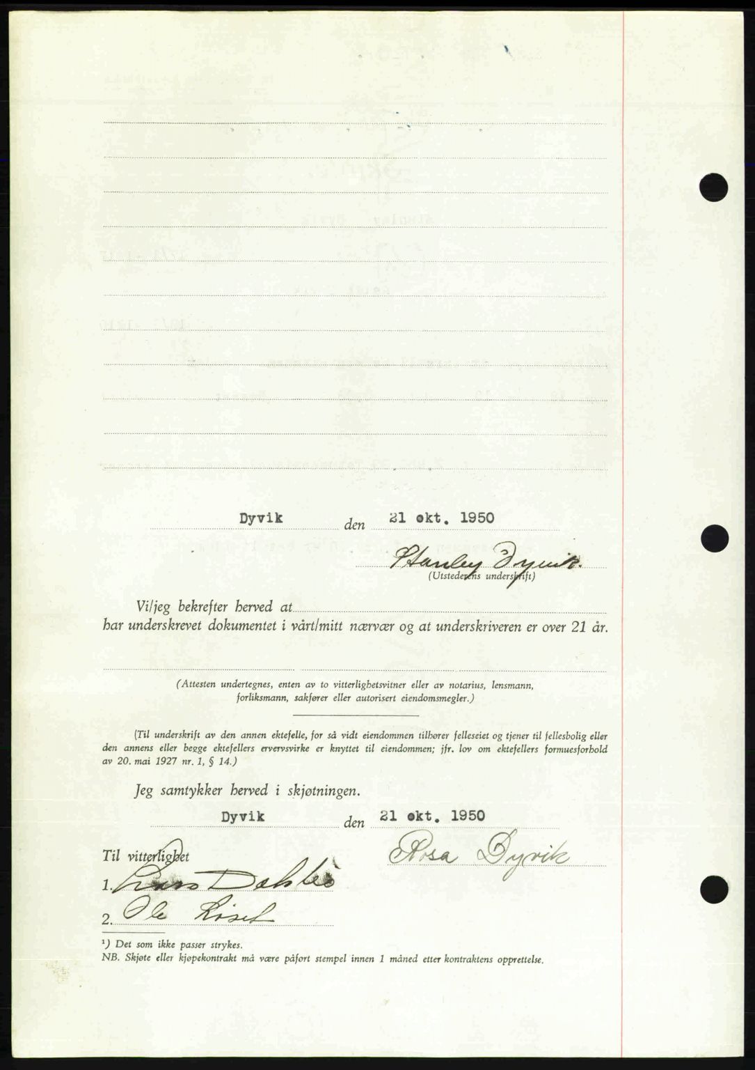 Romsdal sorenskriveri, AV/SAT-A-4149/1/2/2C: Mortgage book no. A34, 1950-1950, Diary no: : 3331/1950