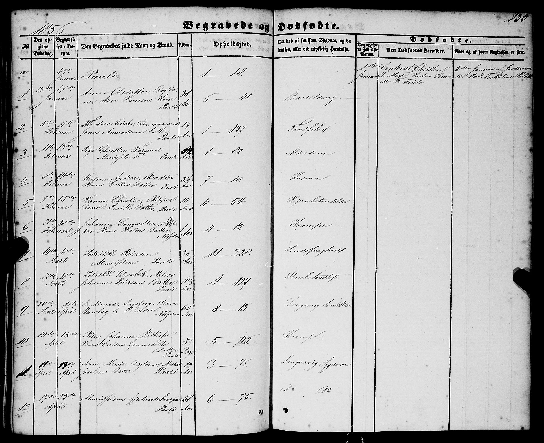 Nykirken Sokneprestembete, AV/SAB-A-77101/H/Haa/L0042: Parish register (official) no. E 2, 1850-1868, p. 130