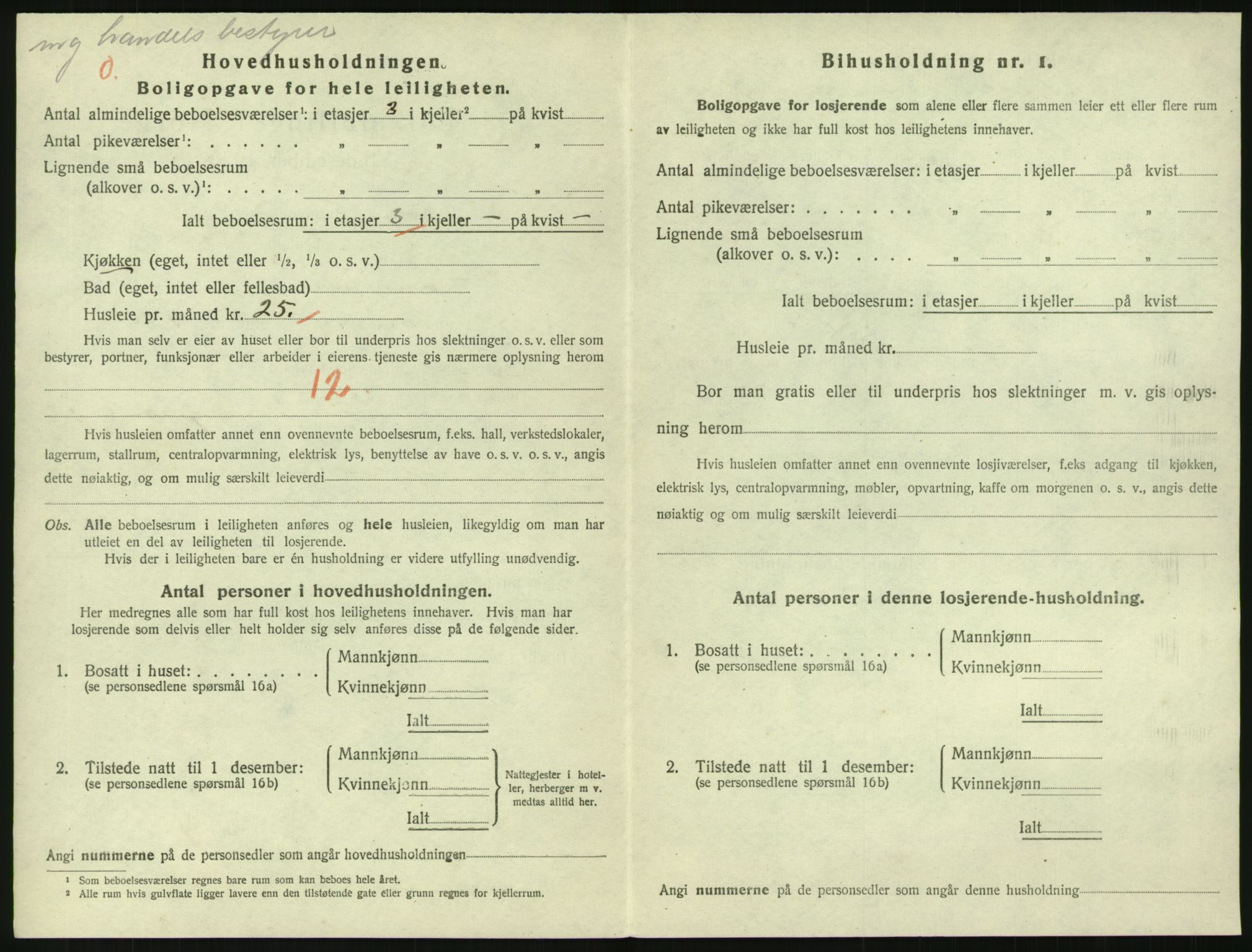 SAK, 1920 census for Grimstad, 1920, p. 1496