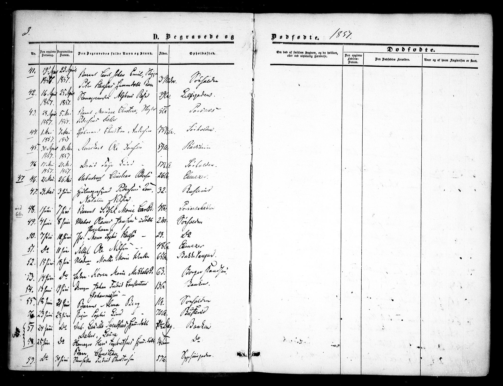 Halden prestekontor Kirkebøker, AV/SAO-A-10909/F/Fa/L0008: Parish register (official) no. I 8, 1857-1865, p. 3