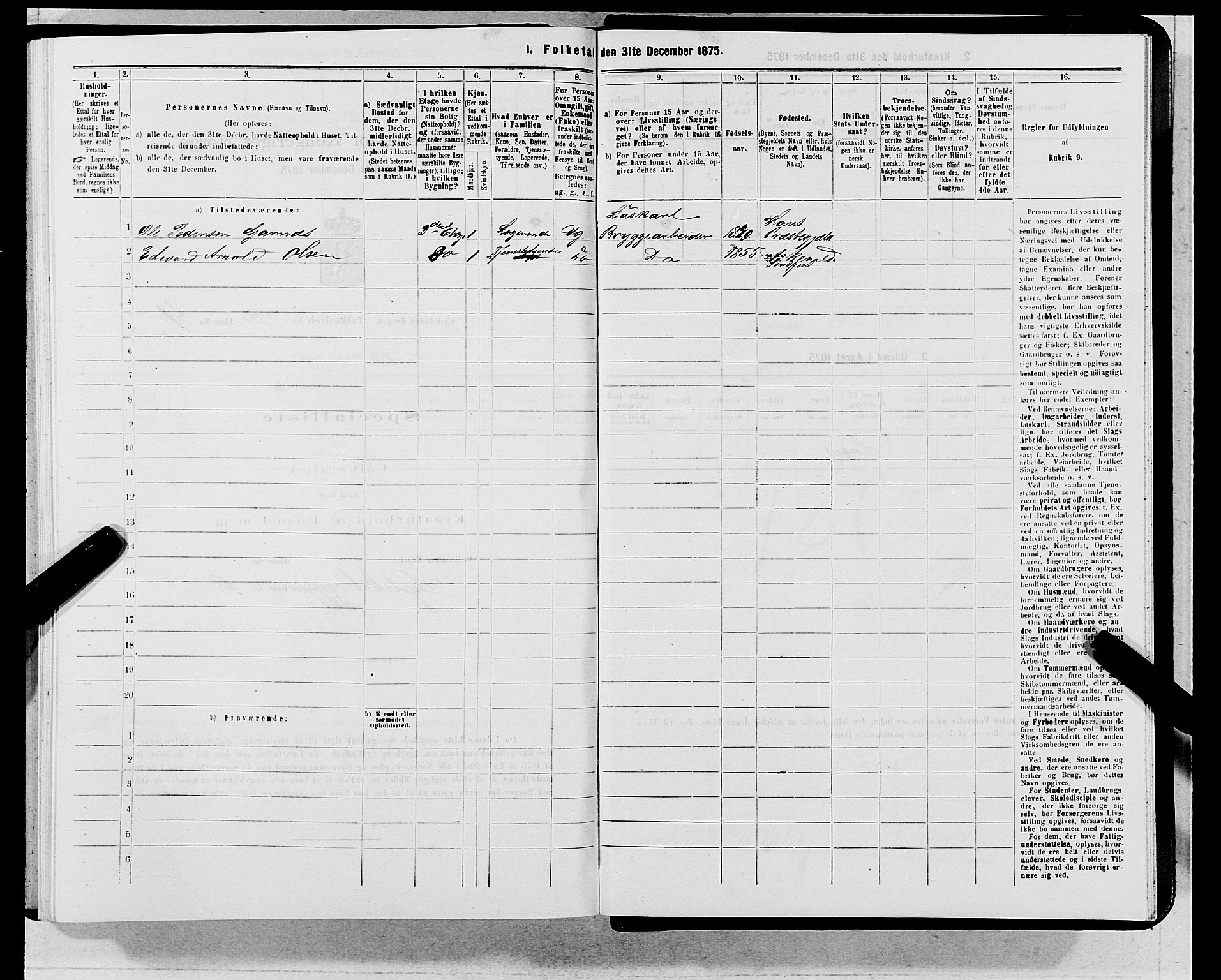 SAB, 1875 census for 1301 Bergen, 1875, p. 6179