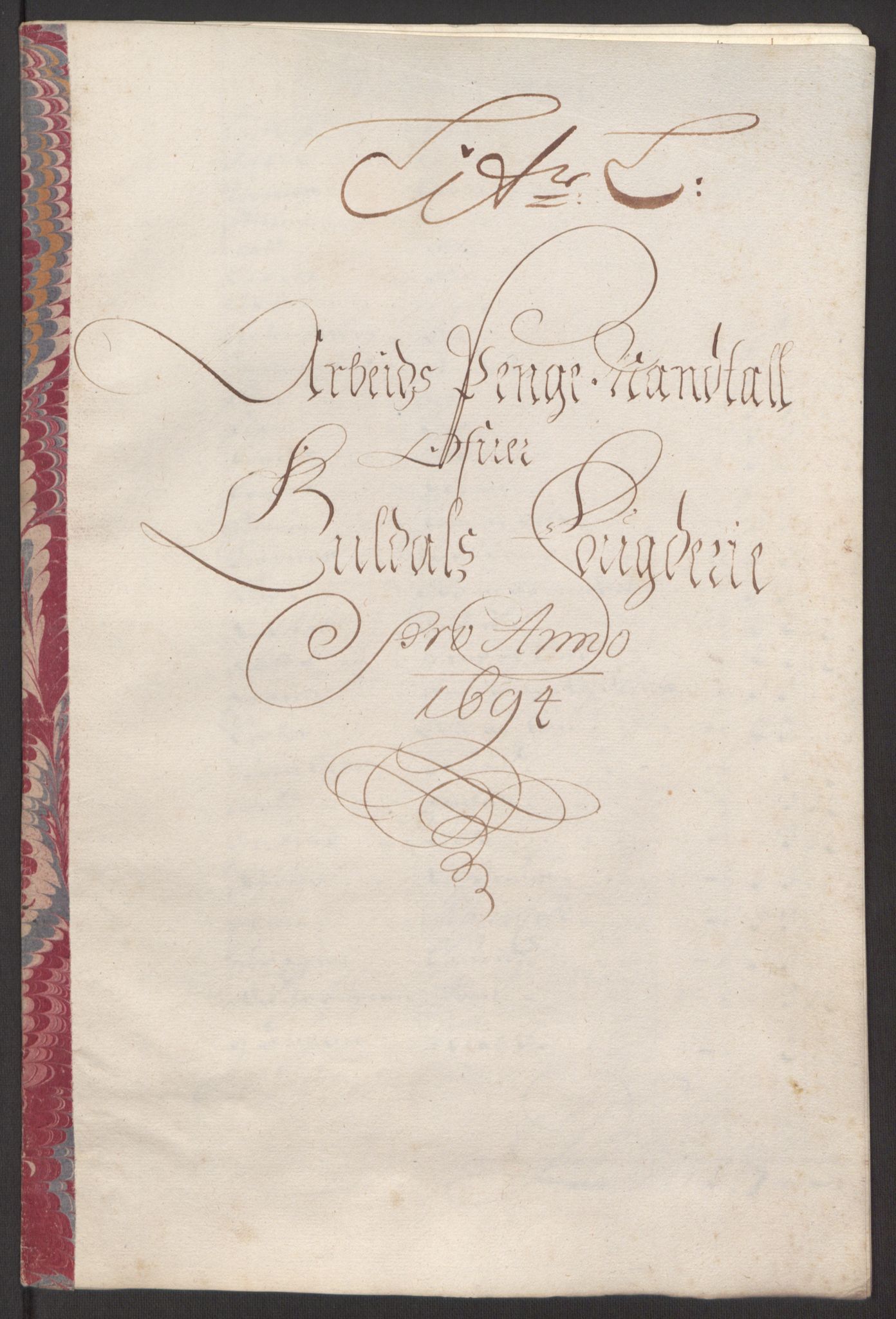 Rentekammeret inntil 1814, Reviderte regnskaper, Fogderegnskap, RA/EA-4092/R60/L3944: Fogderegnskap Orkdal og Gauldal, 1694, p. 391