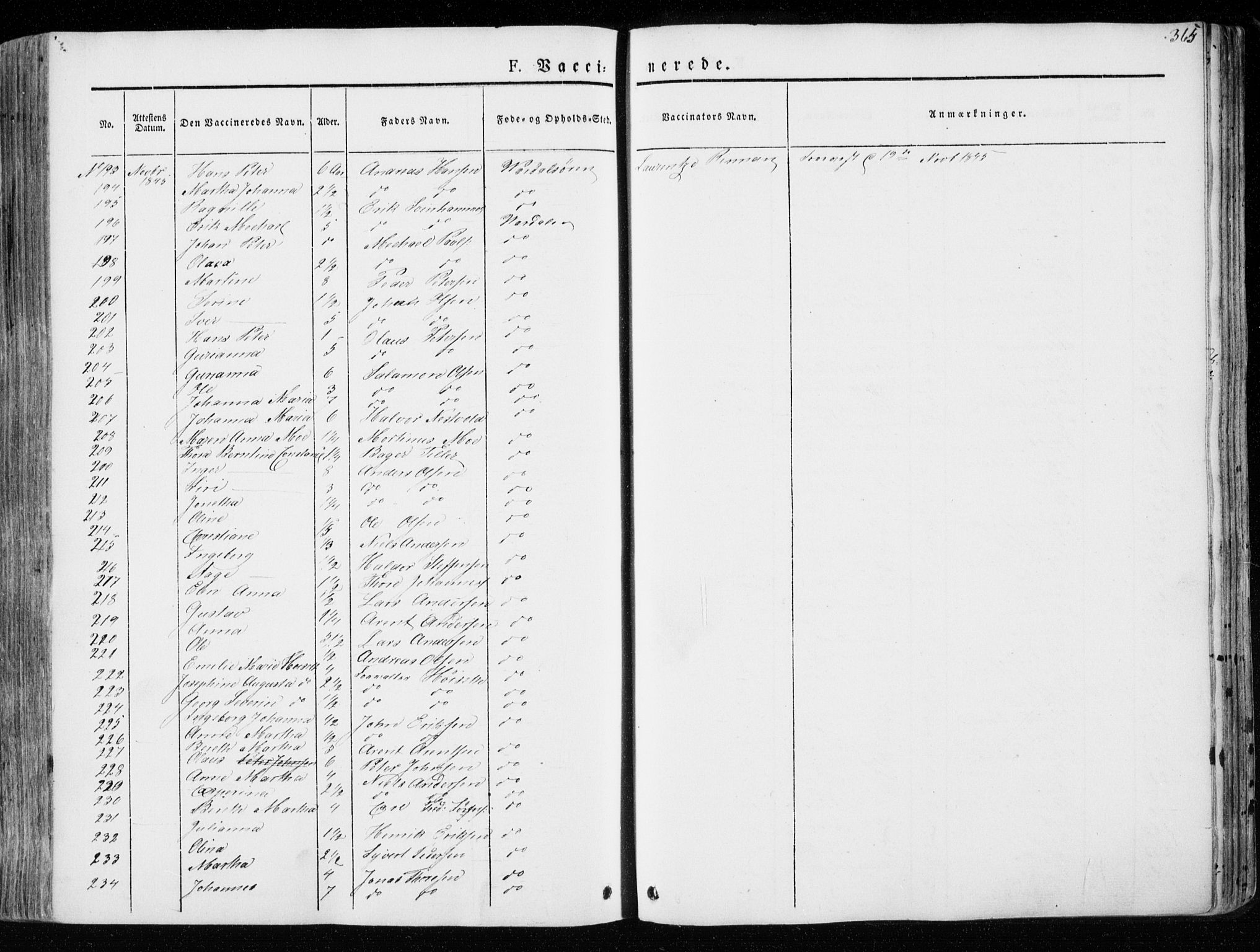 Ministerialprotokoller, klokkerbøker og fødselsregistre - Nord-Trøndelag, SAT/A-1458/723/L0239: Parish register (official) no. 723A08, 1841-1851, p. 365