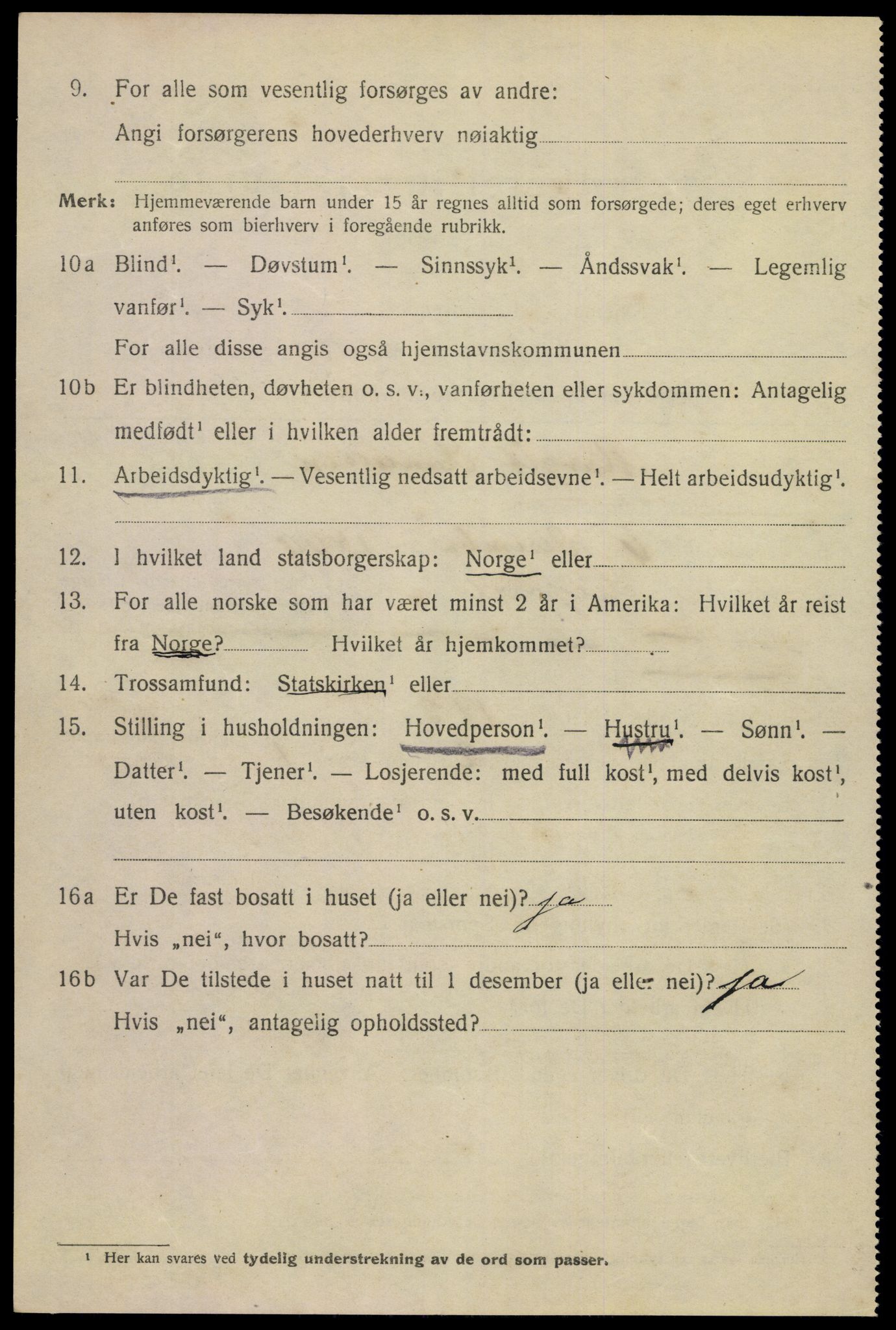 SAKO, 1920 census for Skien, 1920, p. 24269