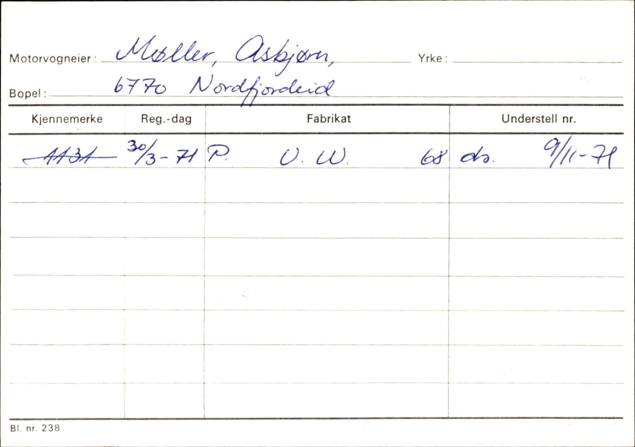 Statens vegvesen, Sogn og Fjordane vegkontor, SAB/A-5301/4/F/L0129: Eigarregistrer Eid A-S, 1945-1975, p. 1734