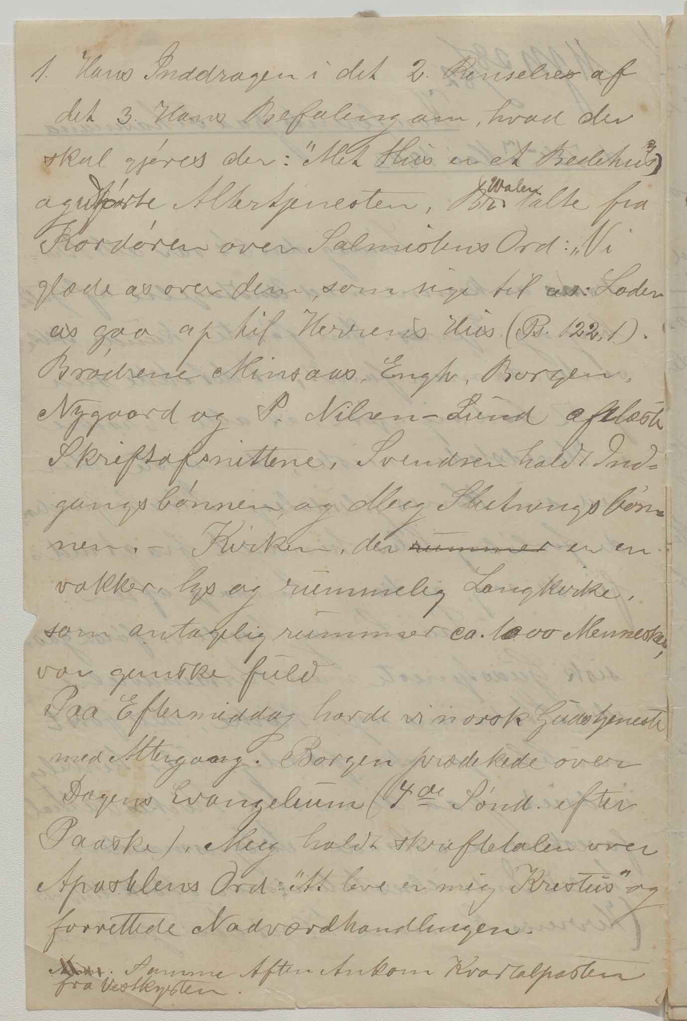 Det Norske Misjonsselskap - hovedadministrasjonen, VID/MA-A-1045/D/Da/Daa/L0036/0001: Konferansereferat og årsberetninger / Konferansereferat fra Madagaskar Innland., 1882