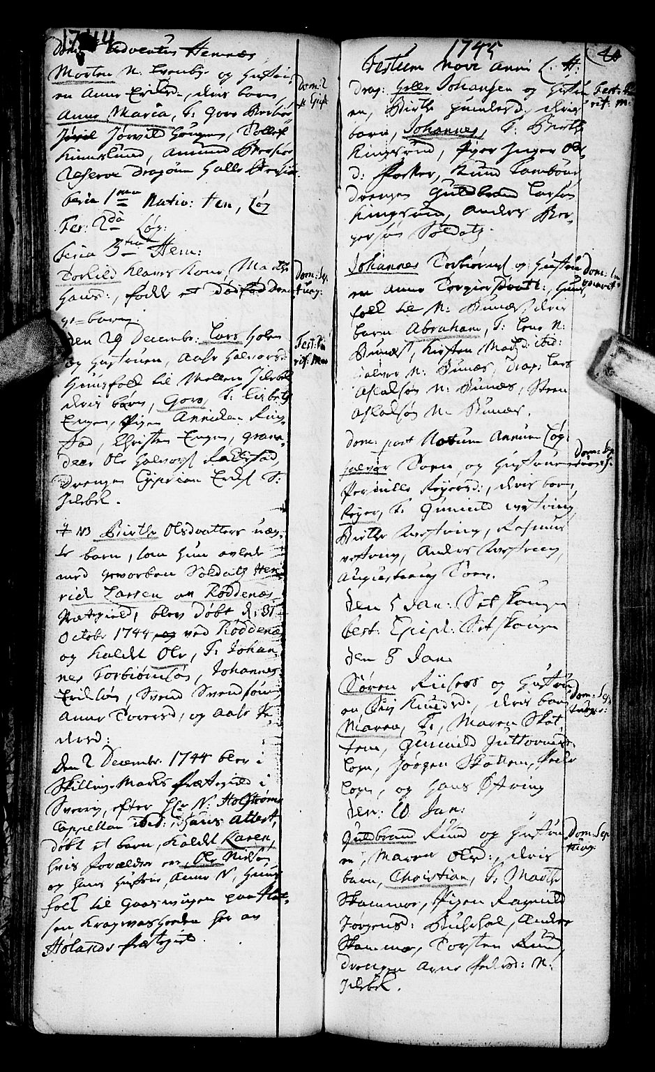 Høland prestekontor Kirkebøker, SAO/A-10346a/F/Fa/L0003: Parish register (official) no. I 3, 1739-1756, p. 40