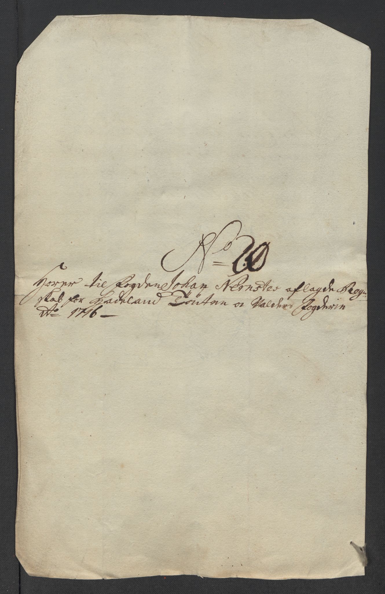 Rentekammeret inntil 1814, Reviderte regnskaper, Fogderegnskap, AV/RA-EA-4092/R18/L1315: Fogderegnskap Hadeland, Toten og Valdres, 1716, p. 424