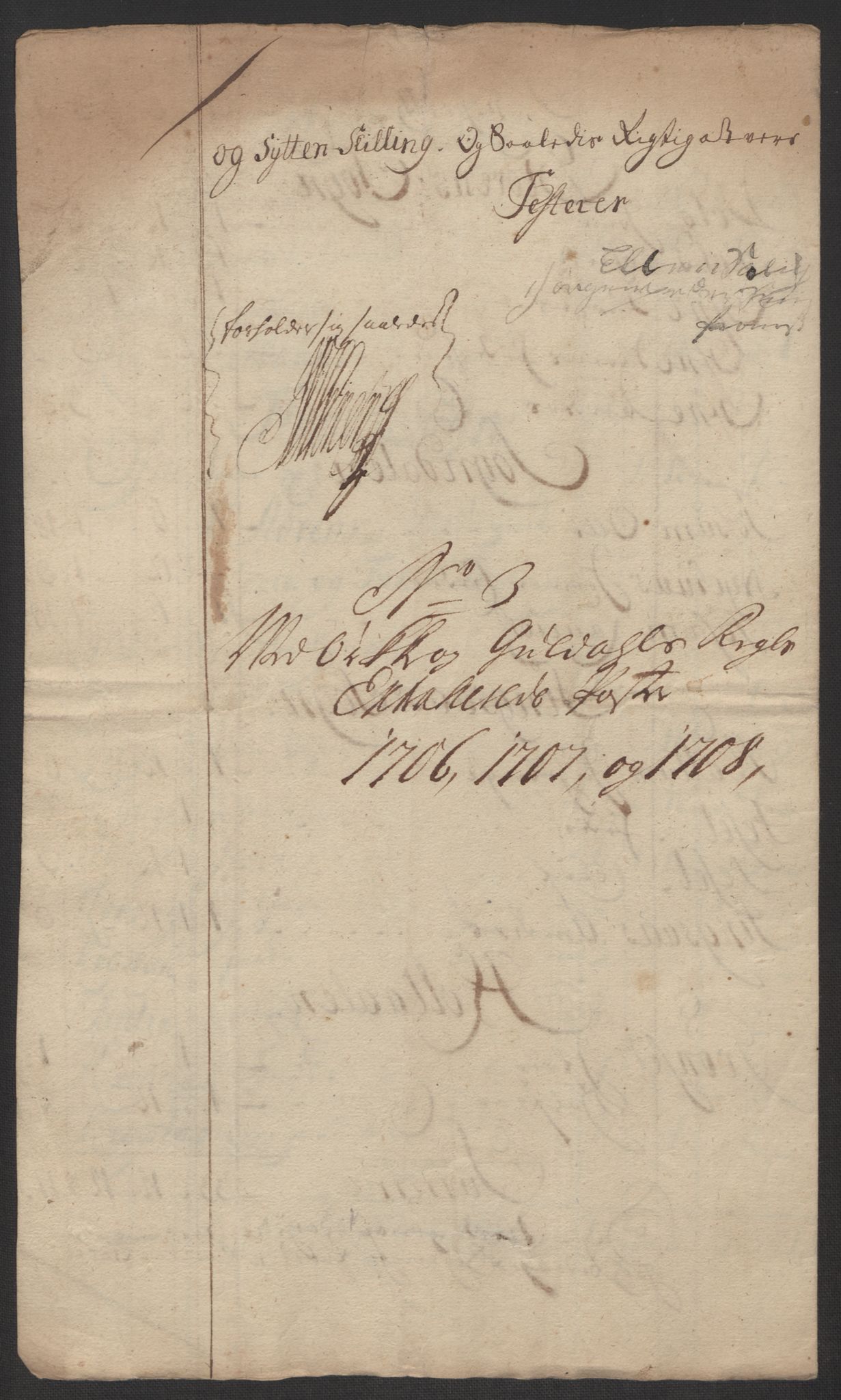 Rentekammeret inntil 1814, Reviderte regnskaper, Fogderegnskap, AV/RA-EA-4092/R60/L3958: Fogderegnskap Orkdal og Gauldal, 1708, p. 521