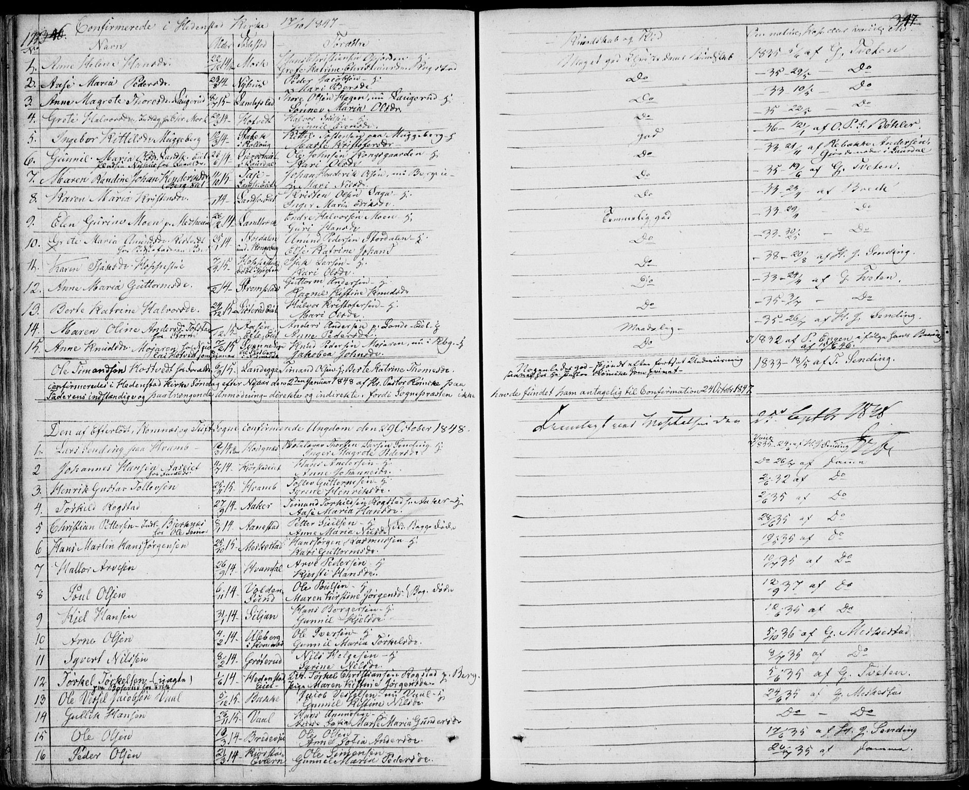Sandsvær kirkebøker, SAKO/A-244/F/Fa/L0005: Parish register (official) no. I 5, 1840-1856, p. 346-347