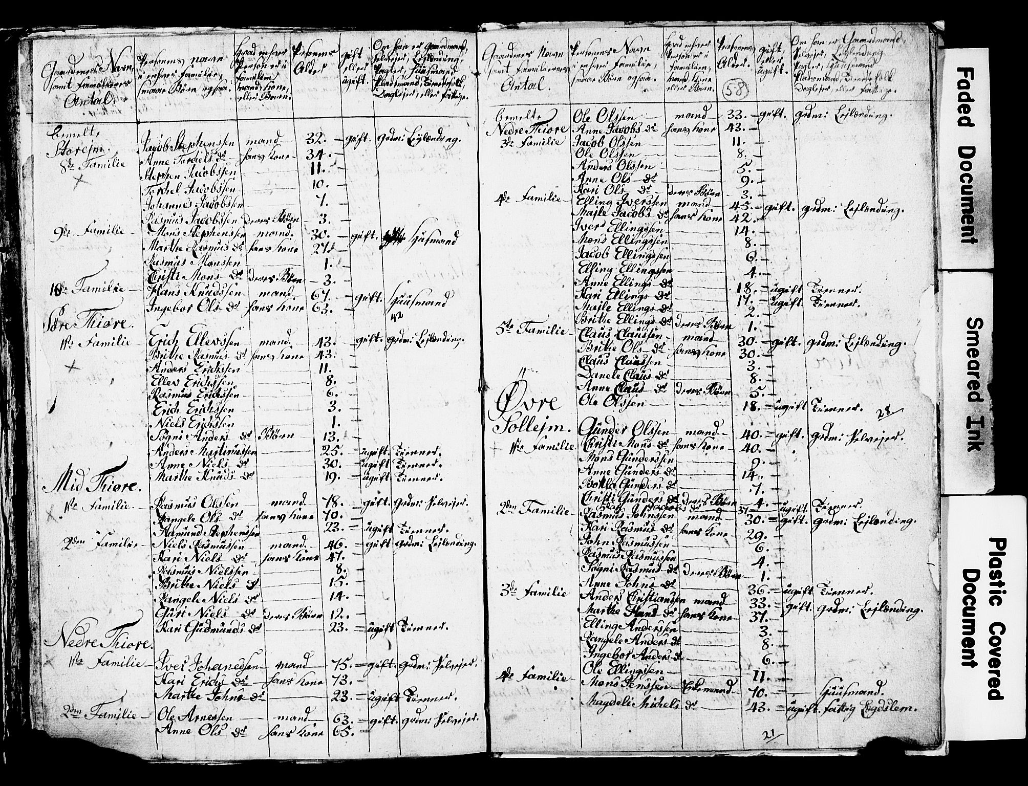 SAB, 1825 Census for Manger parish, 1825, p. 62